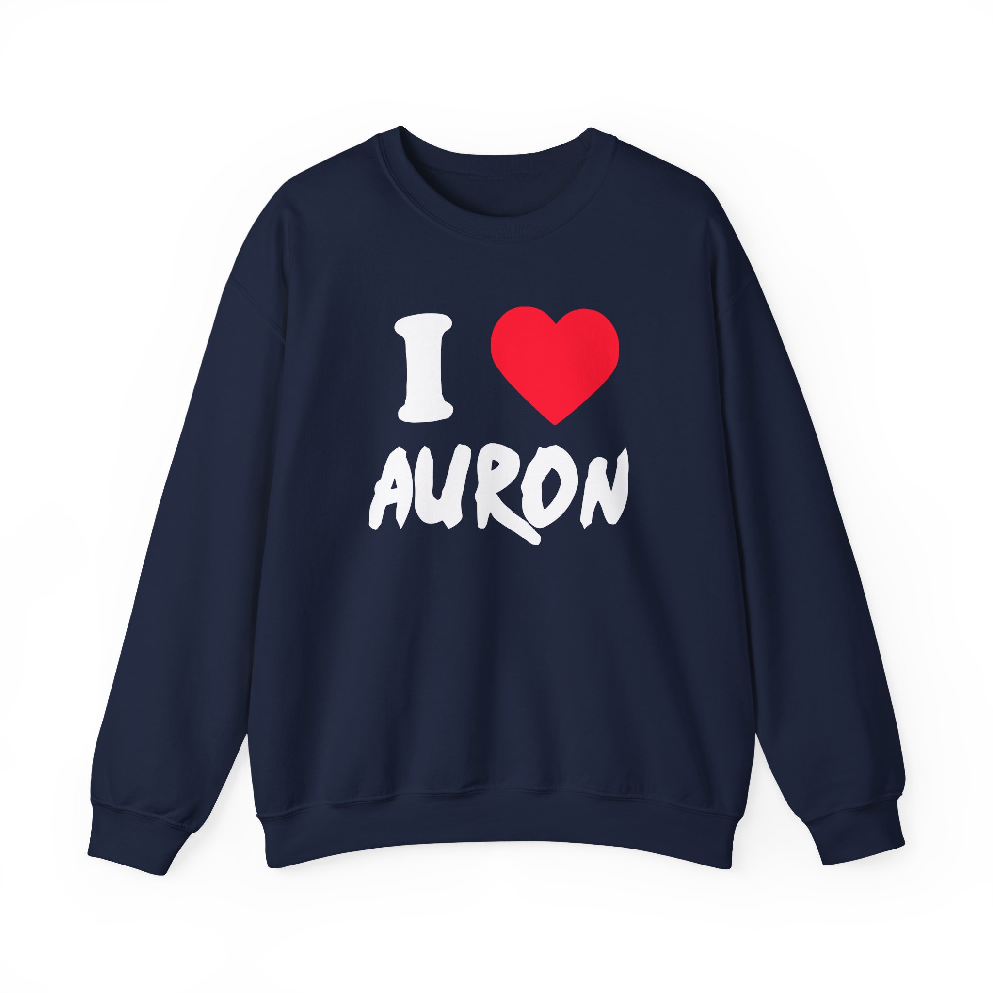 Auronplay I Heart Auron Unisex Heavy Blendâ„¢ Crewneck Sweatshirt