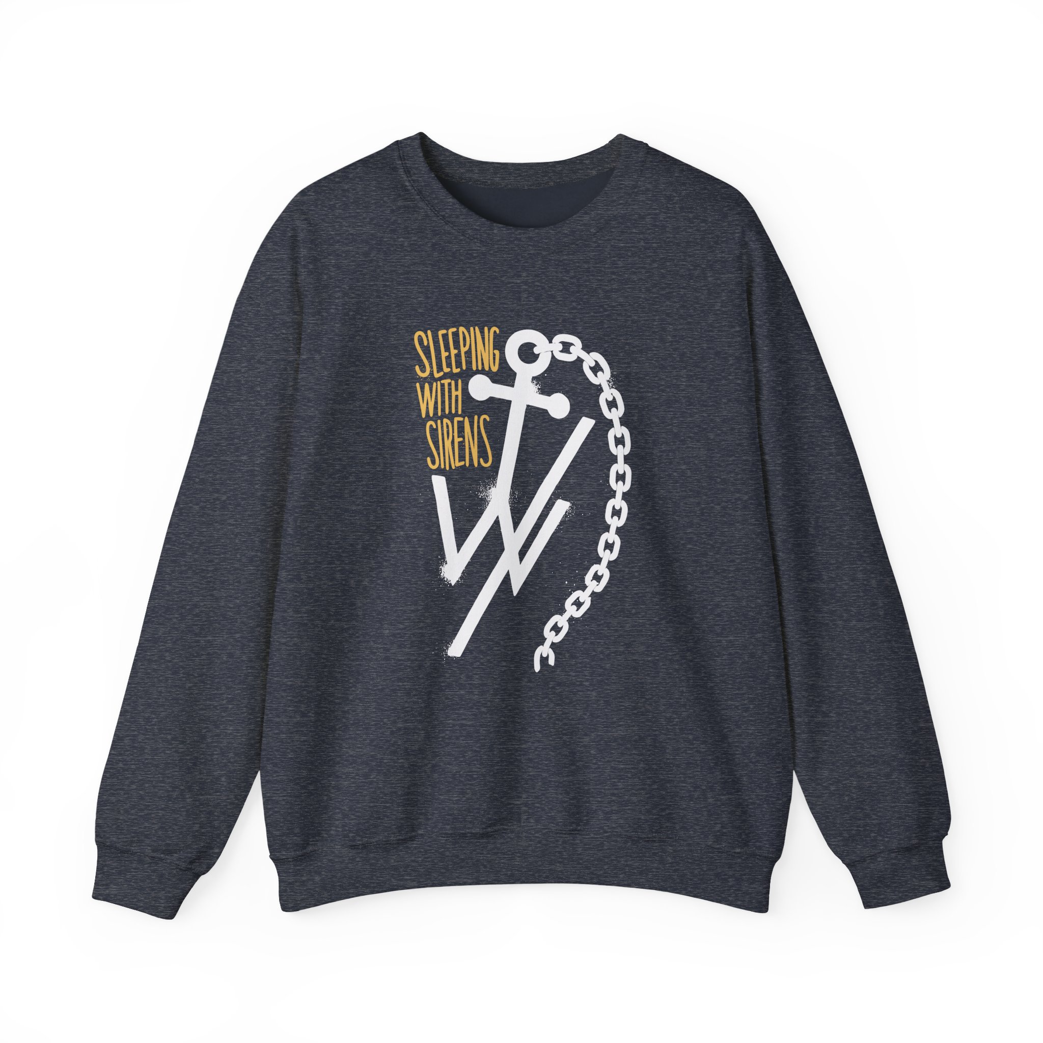 Sleeping With Sirens Anchor Chain Unisex Heavy Blendâ„¢ Crewneck Sweatshirt