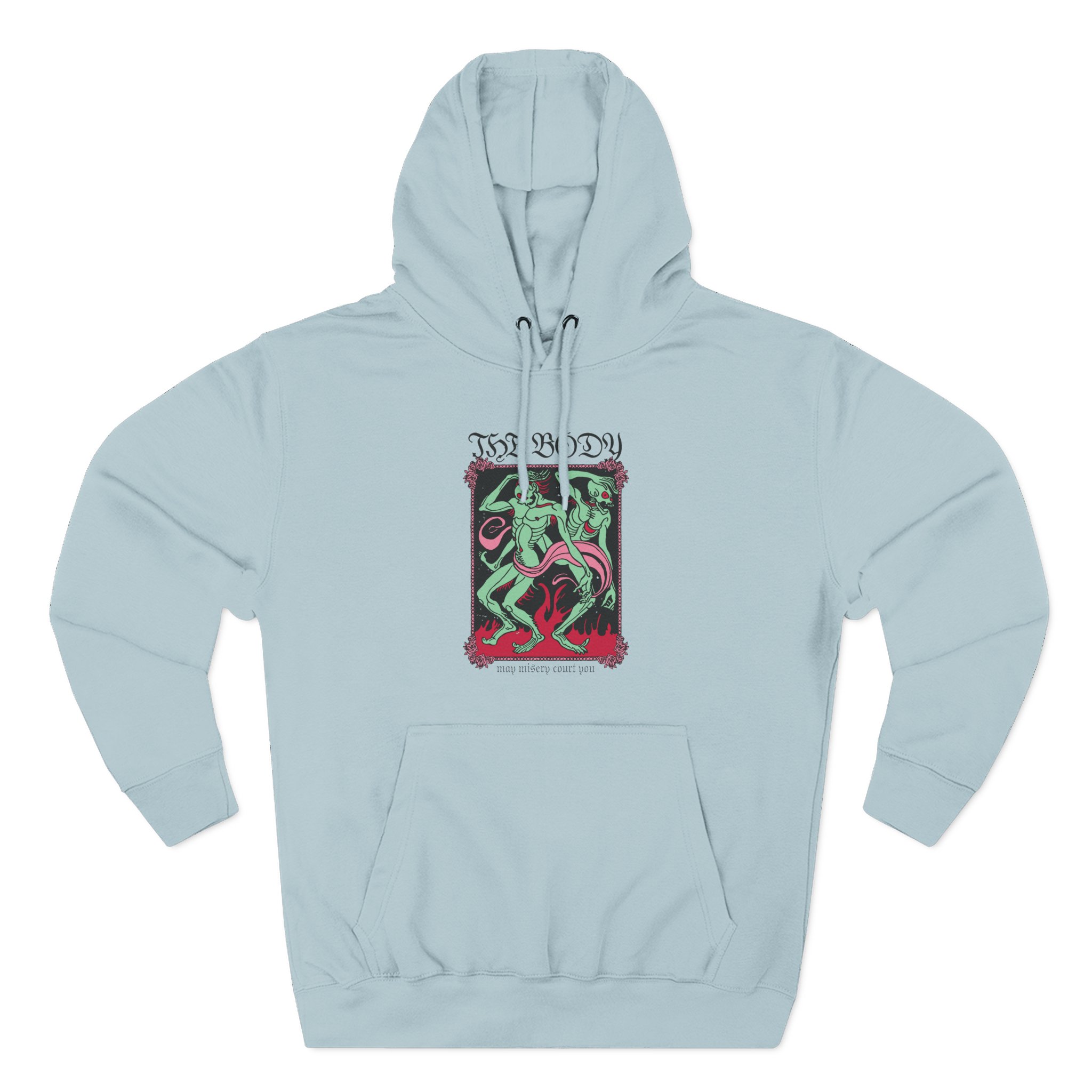 The Body Figures Three-Panel Fleece Hoodie