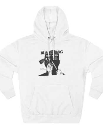 Black Flag in My Head Three-Panel Fleece Hoodie