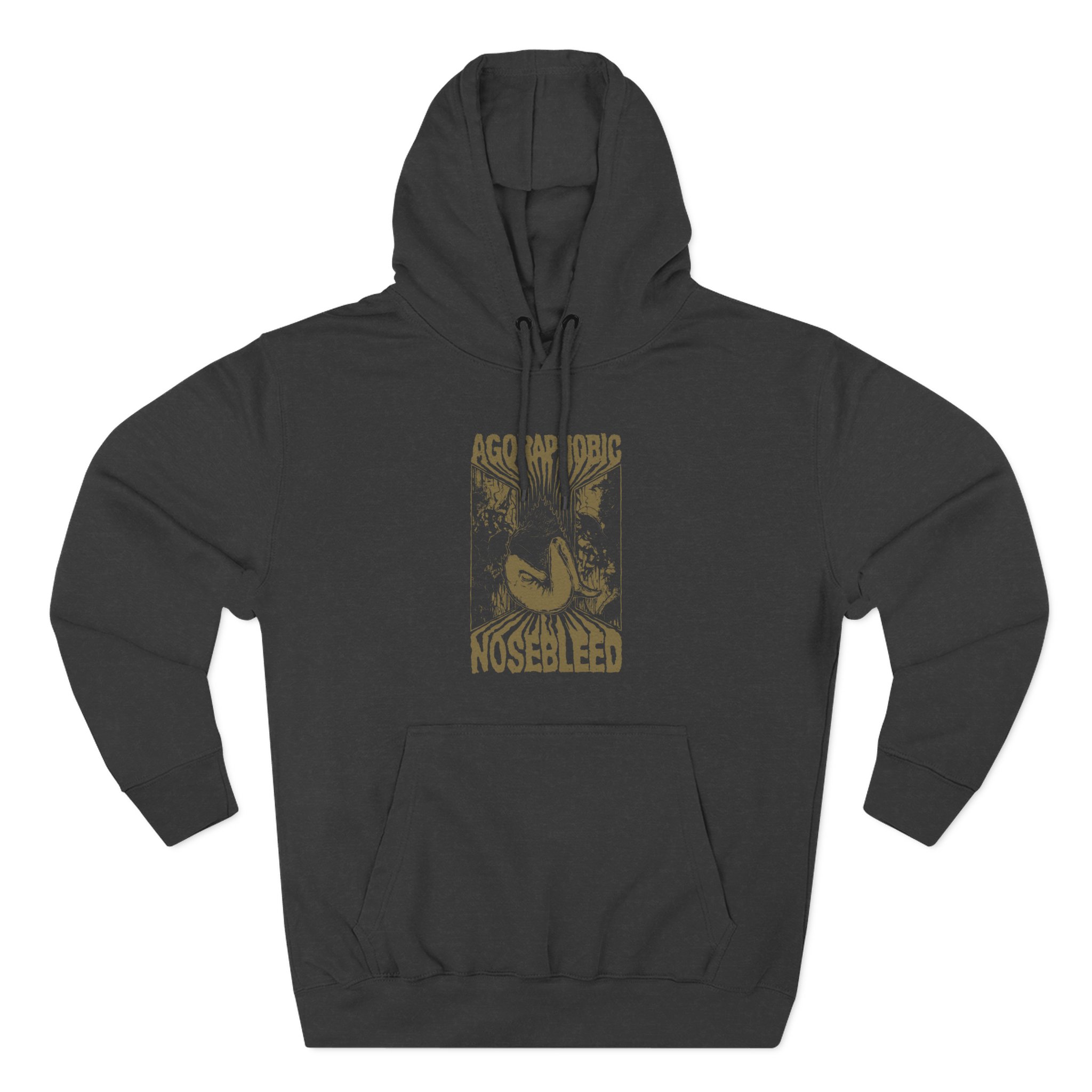 Agoraphobic Nosebleed Gnaw Three-Panel Fleece Hoodie