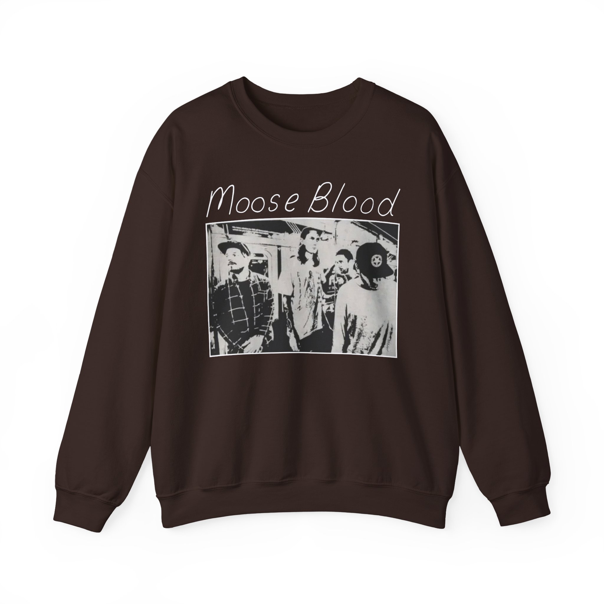 Moose Blood Subway Unisex Heavy Blendâ„¢ Crewneck Sweatshirt