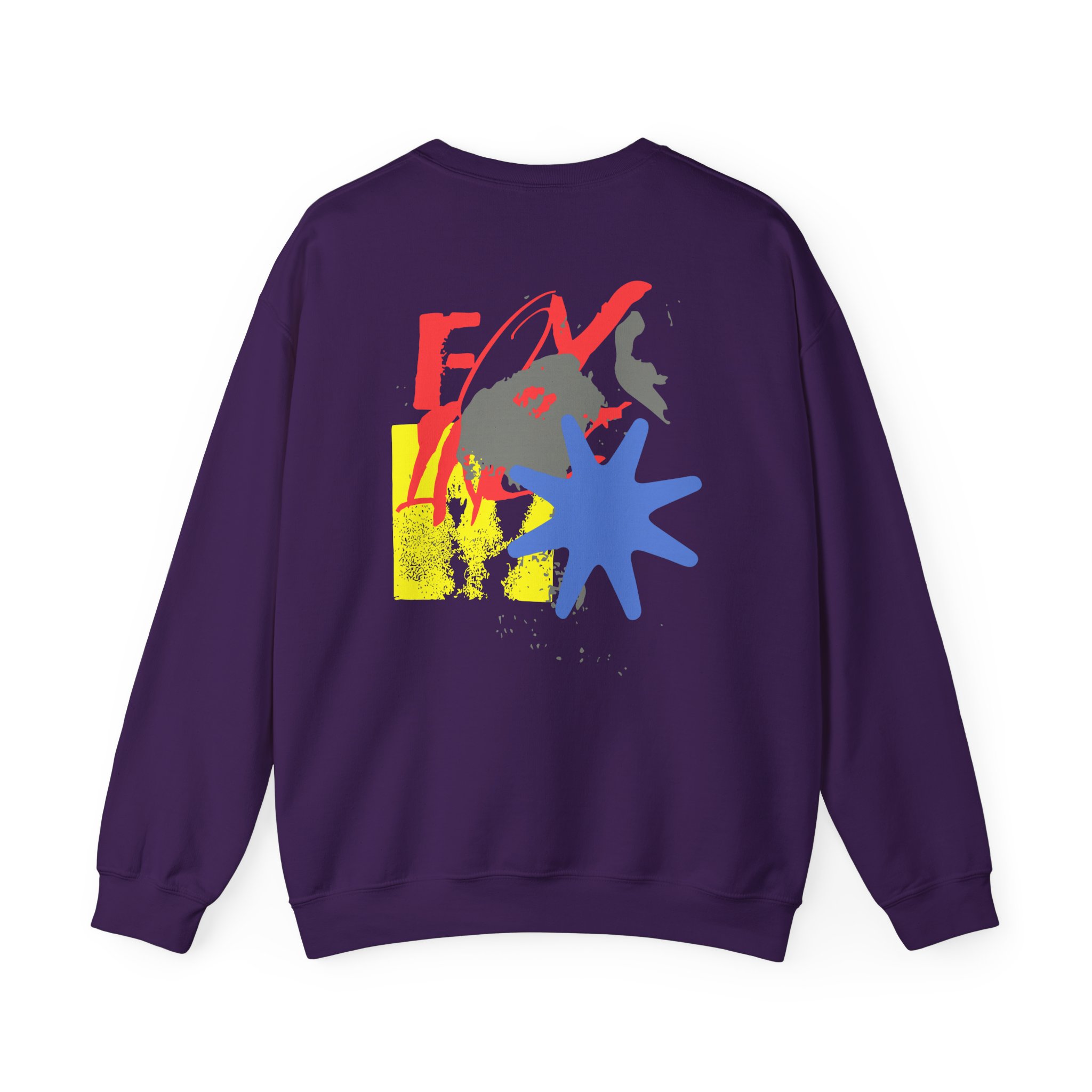 Foxing Shapes Unisex Heavy Blendâ„¢ Crewneck Sweatshirt
