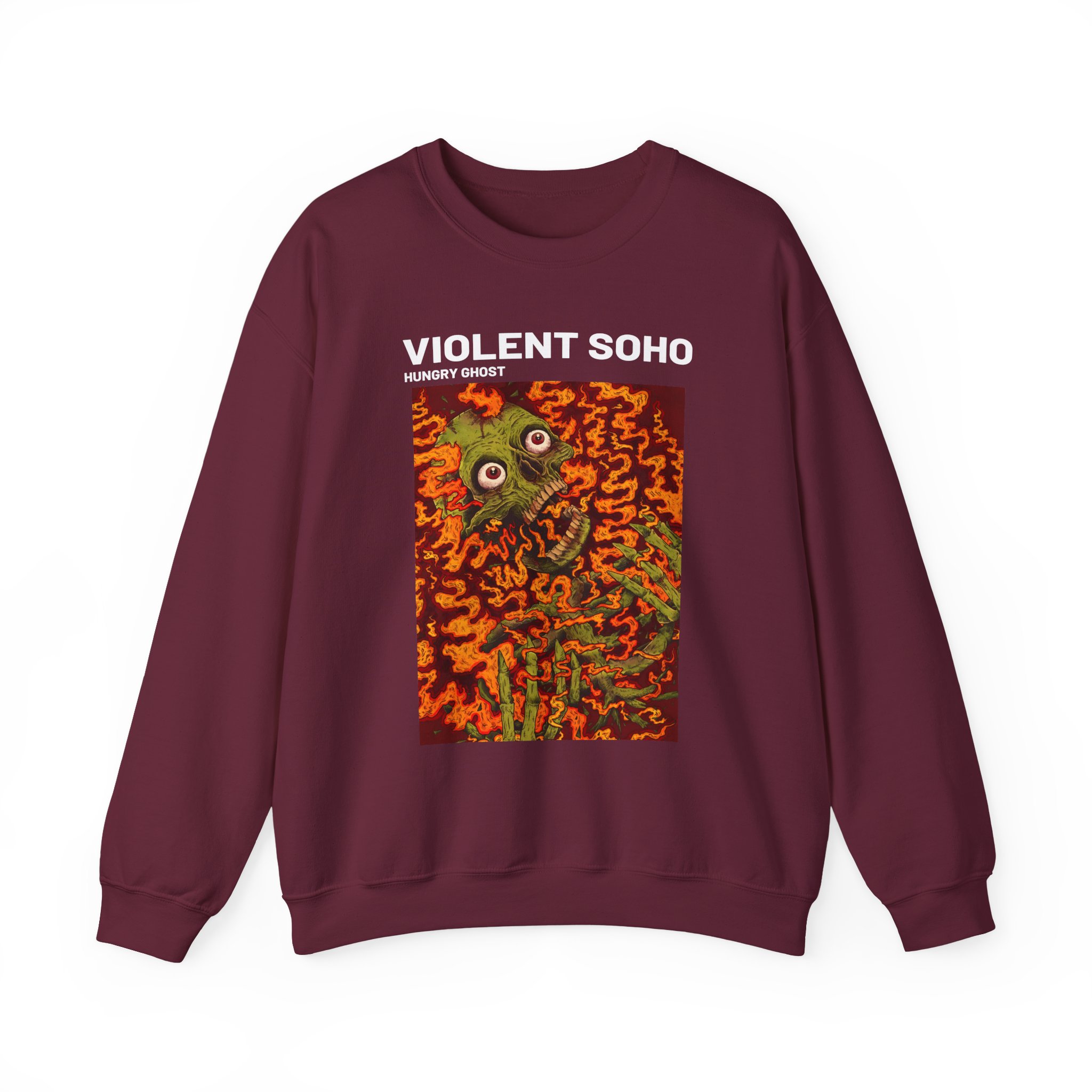 Violent Soho Hungry Ghost Unisex Heavy Blendâ„¢ Crewneck Sweatshirt