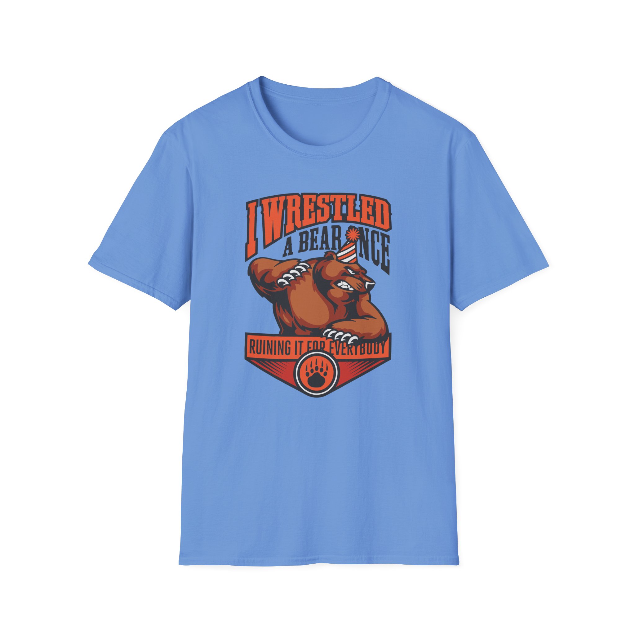 Iwrestledabearonce Unisex Softstyle T-Shirt