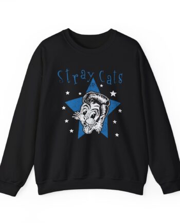 Stray Cats Star Cat Unisex Heavy Blend™ Crewneck Sweatshirt