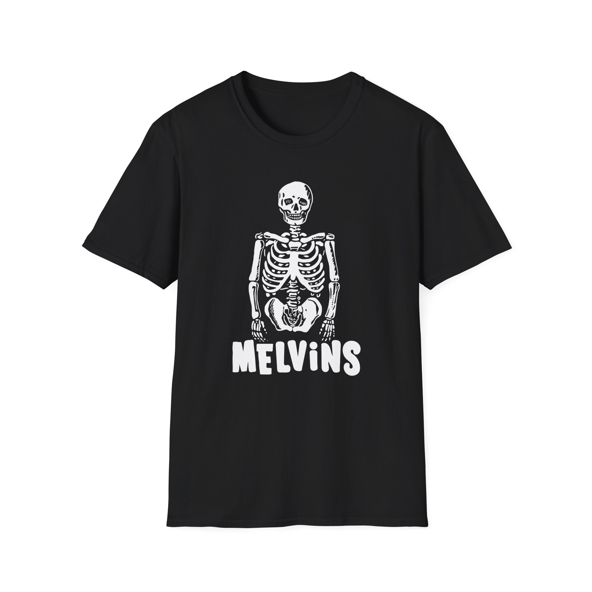 Melvins Skeleton Logo Unisex Softstyle T-Shirt