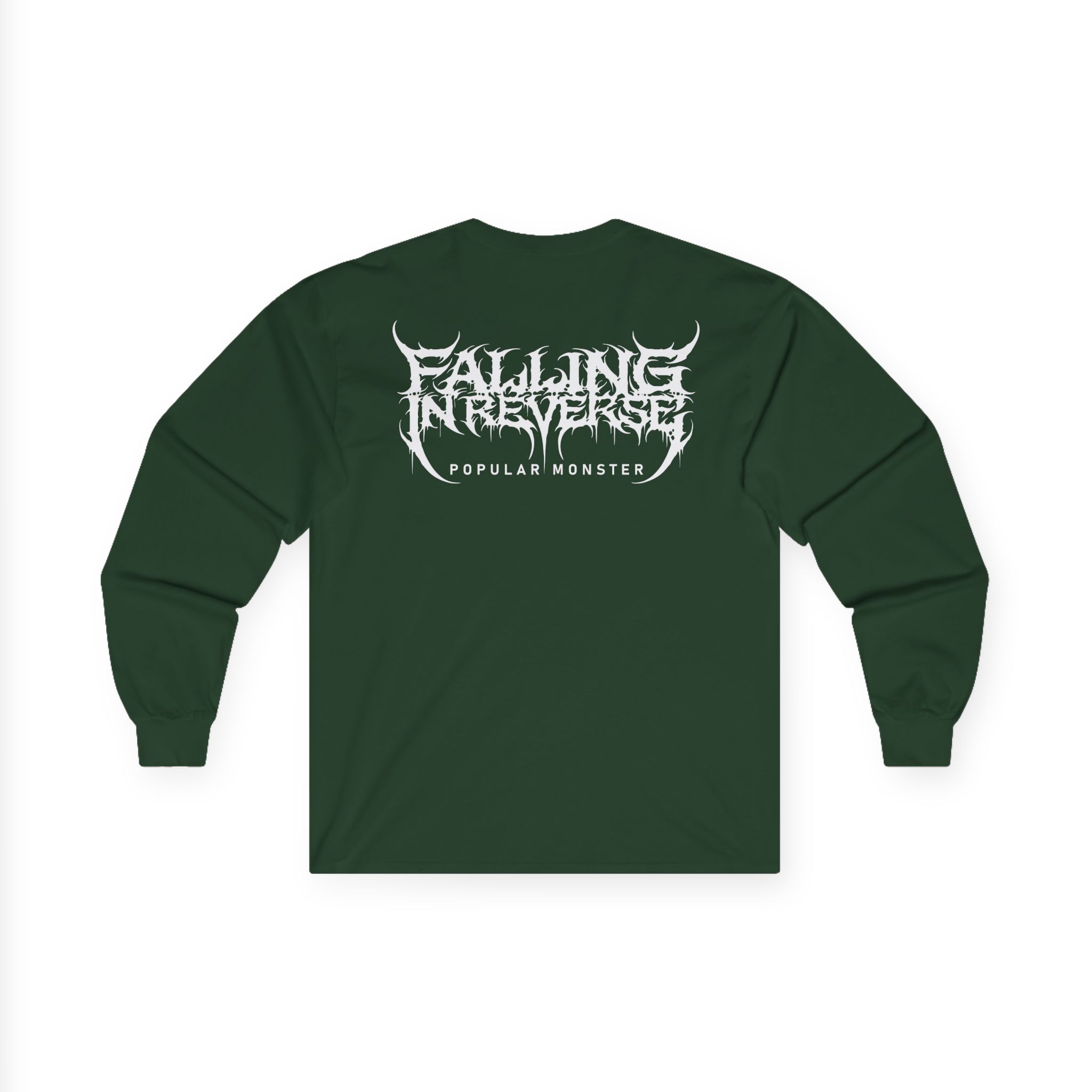 Falling in Reverse Popular Monster Cover and Back Logo Unisex Ultra Cotton Long Sleeve Tee