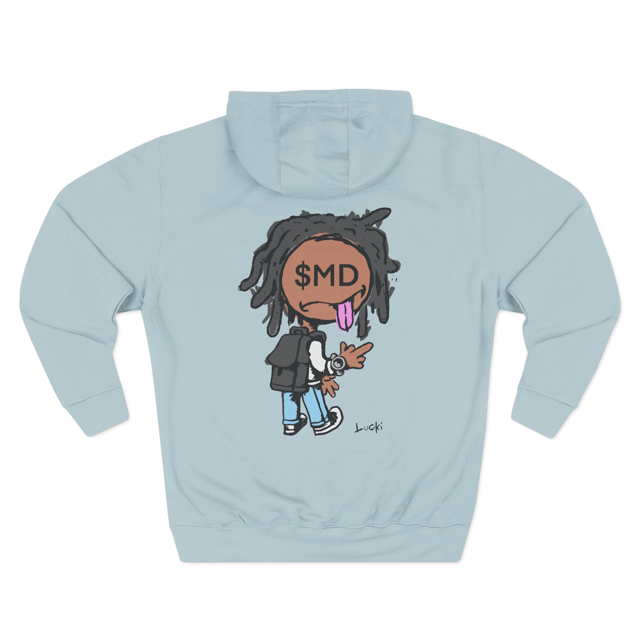 Lucki Flawless Like Me SMD Three-Panel Fleece Hoodie