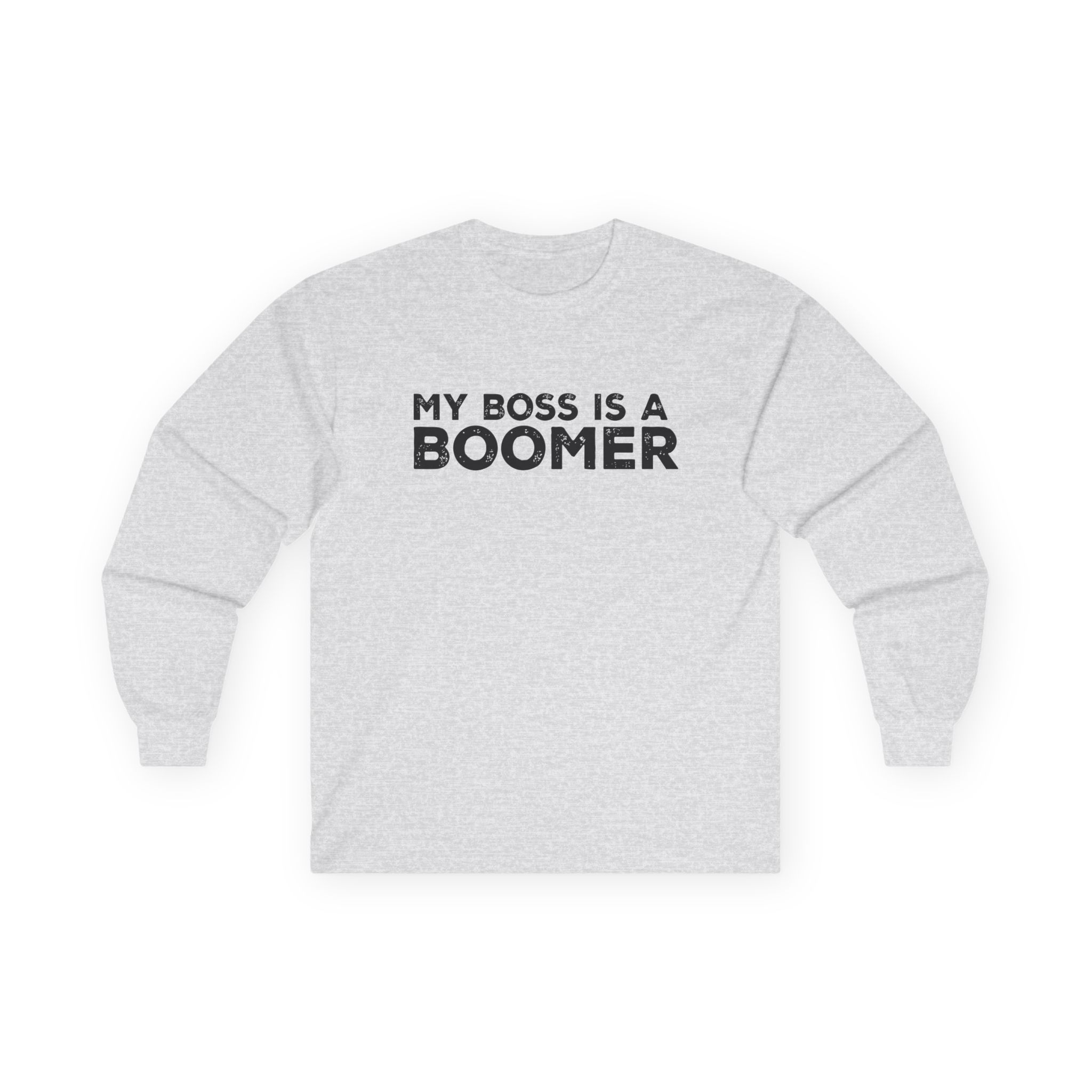 Kat Timpf My Boss is a Boomer Unisex Ultra Cotton Long Sleeve Tee