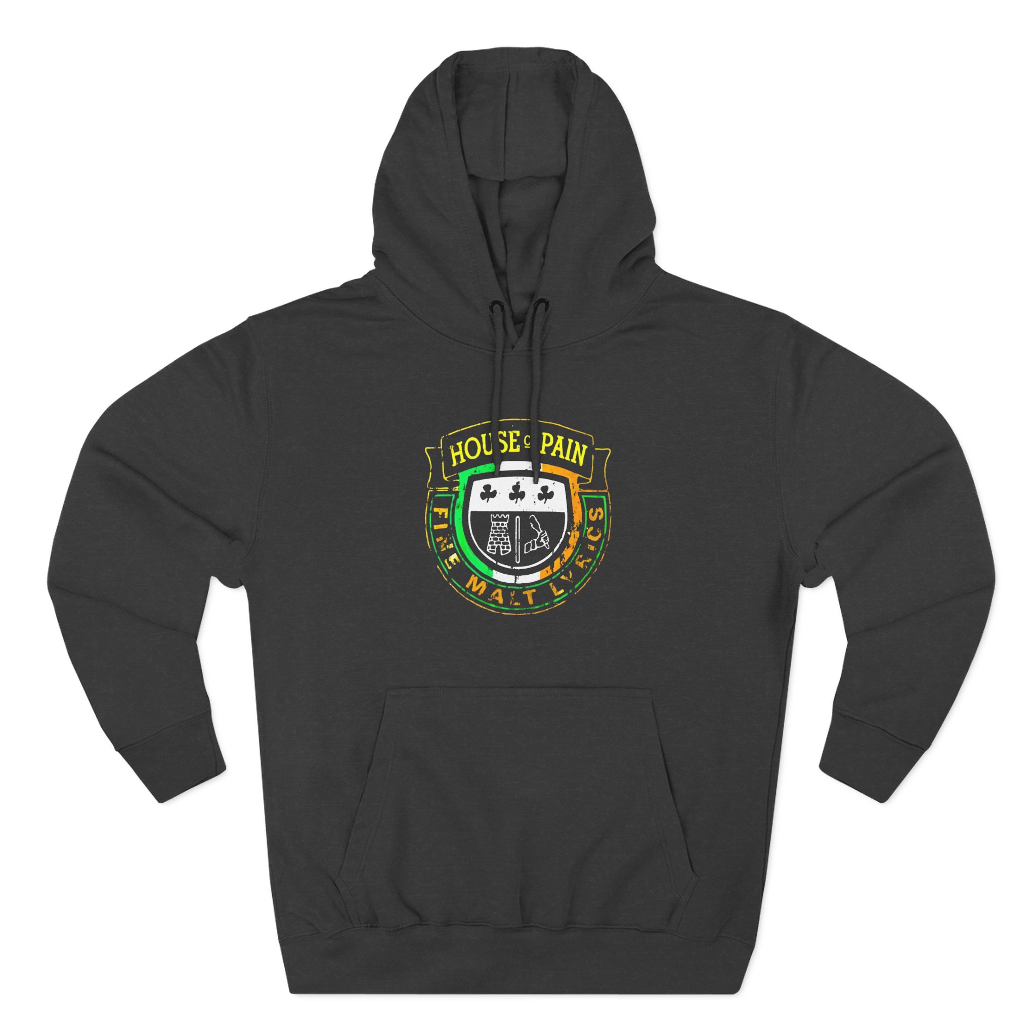 House of Pain Crest Distress Three-Panel Fleece Hoodie