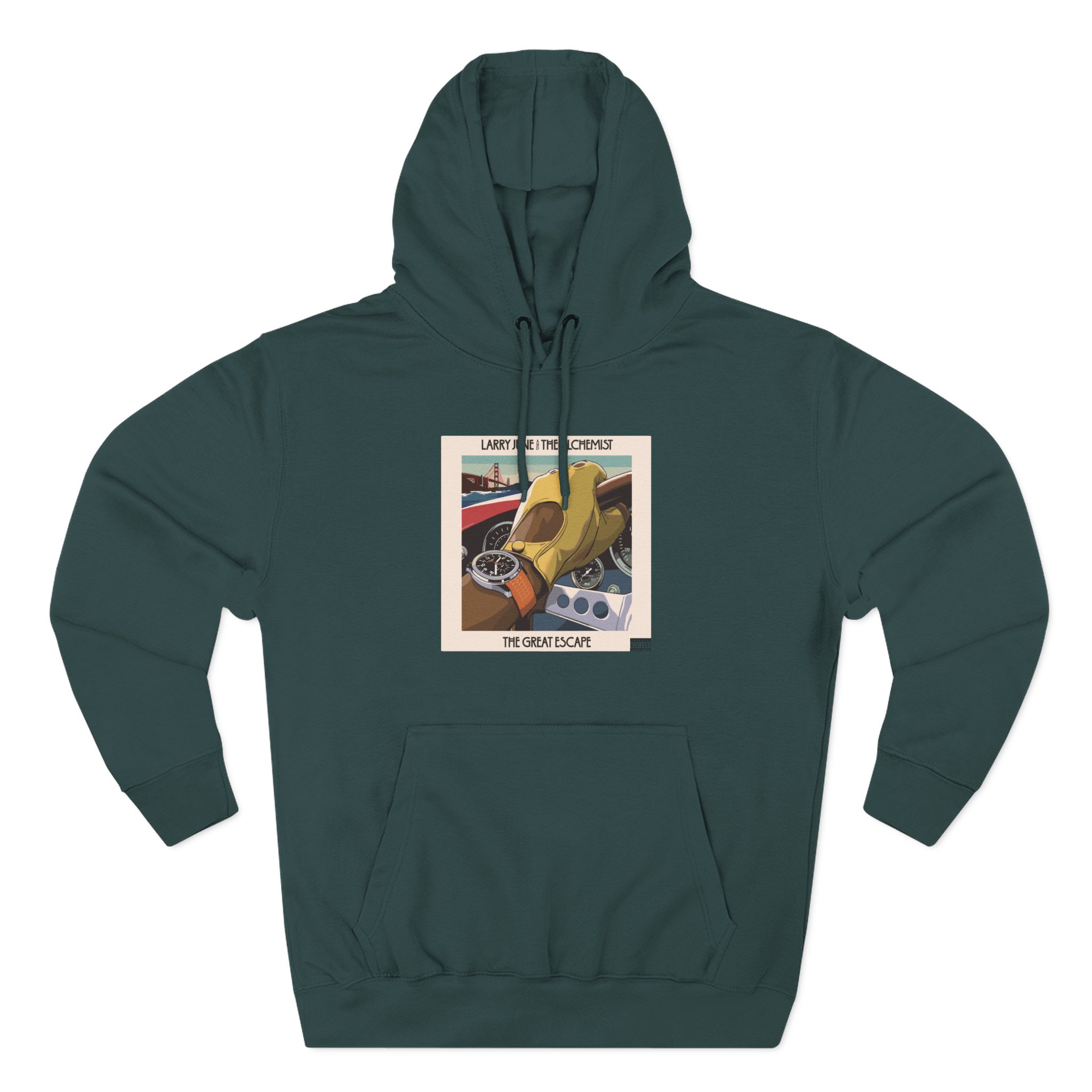 Larry June & the Alchemist Three-Panel Fleece Hoodie