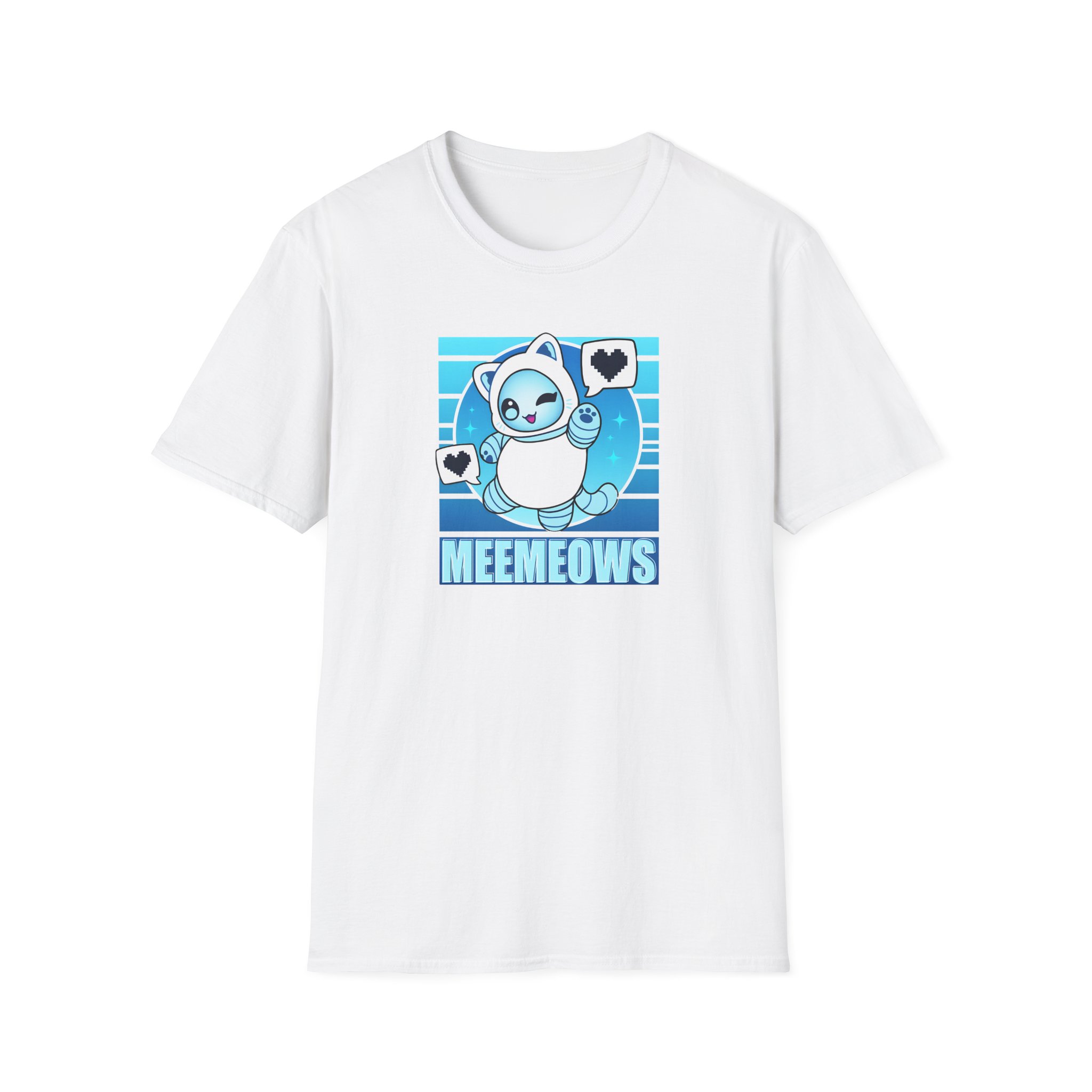 Aphmau Robot Cat Unisex Softstyle T-Shirt