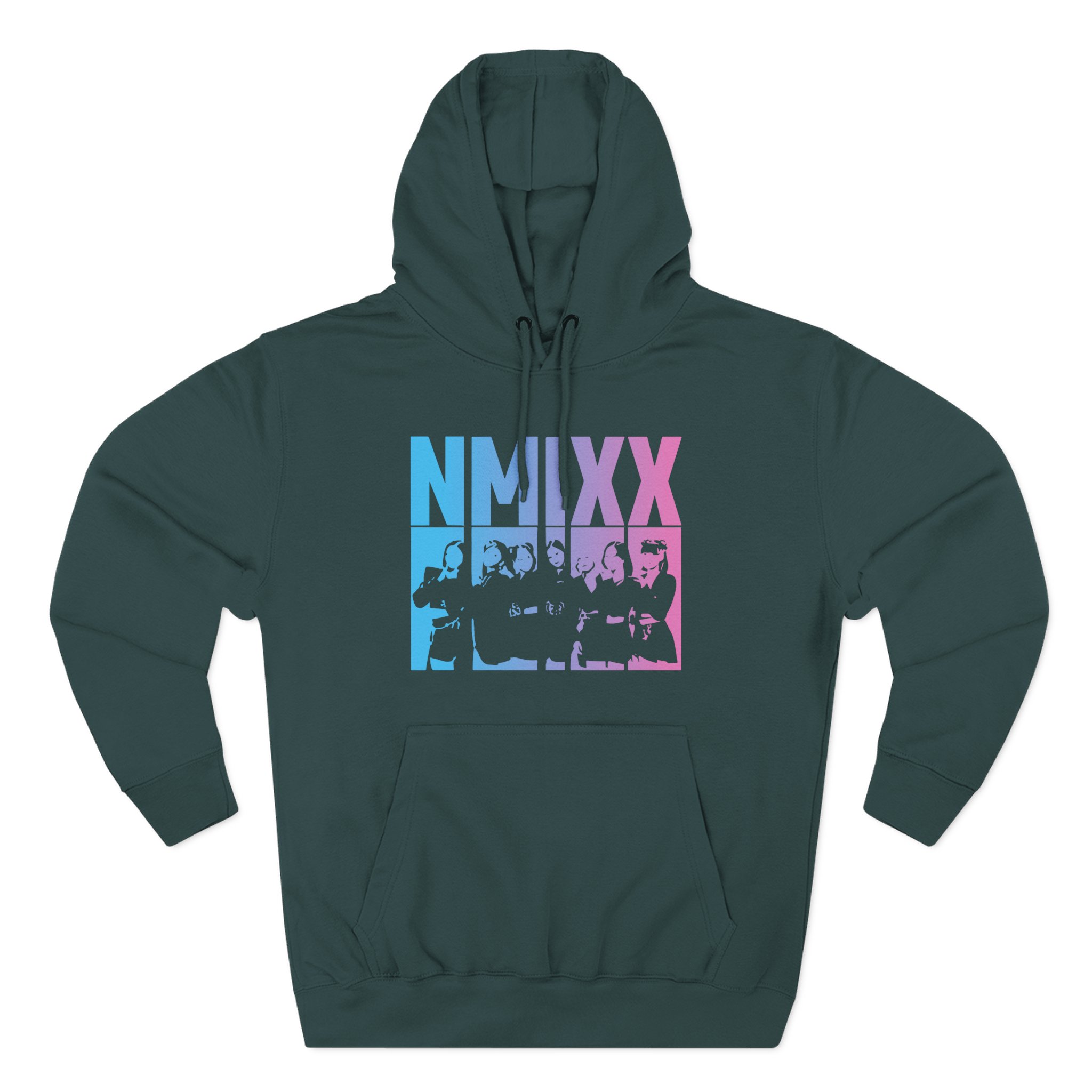 Nmixx Three-Panel Fleece Hoodie