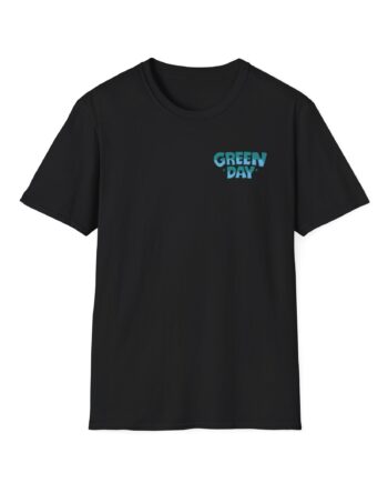 Green Day Blue Skull Unisex Softstyle T-Shirt