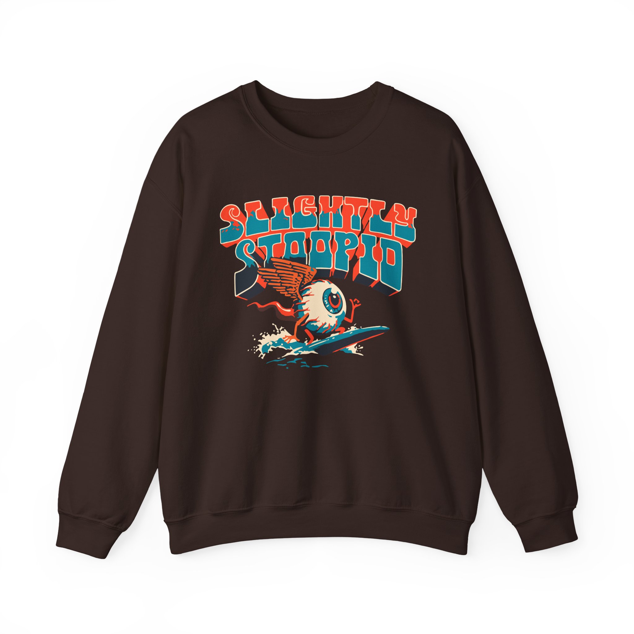 Slightly Stoopid Surfing Eyeball Unisex Heavy Blendâ„¢ Crewneck Sweatshirt