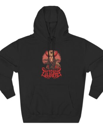 Cult of the Lamb Unholy Lamb Three-Panel Fleece Hoodie
