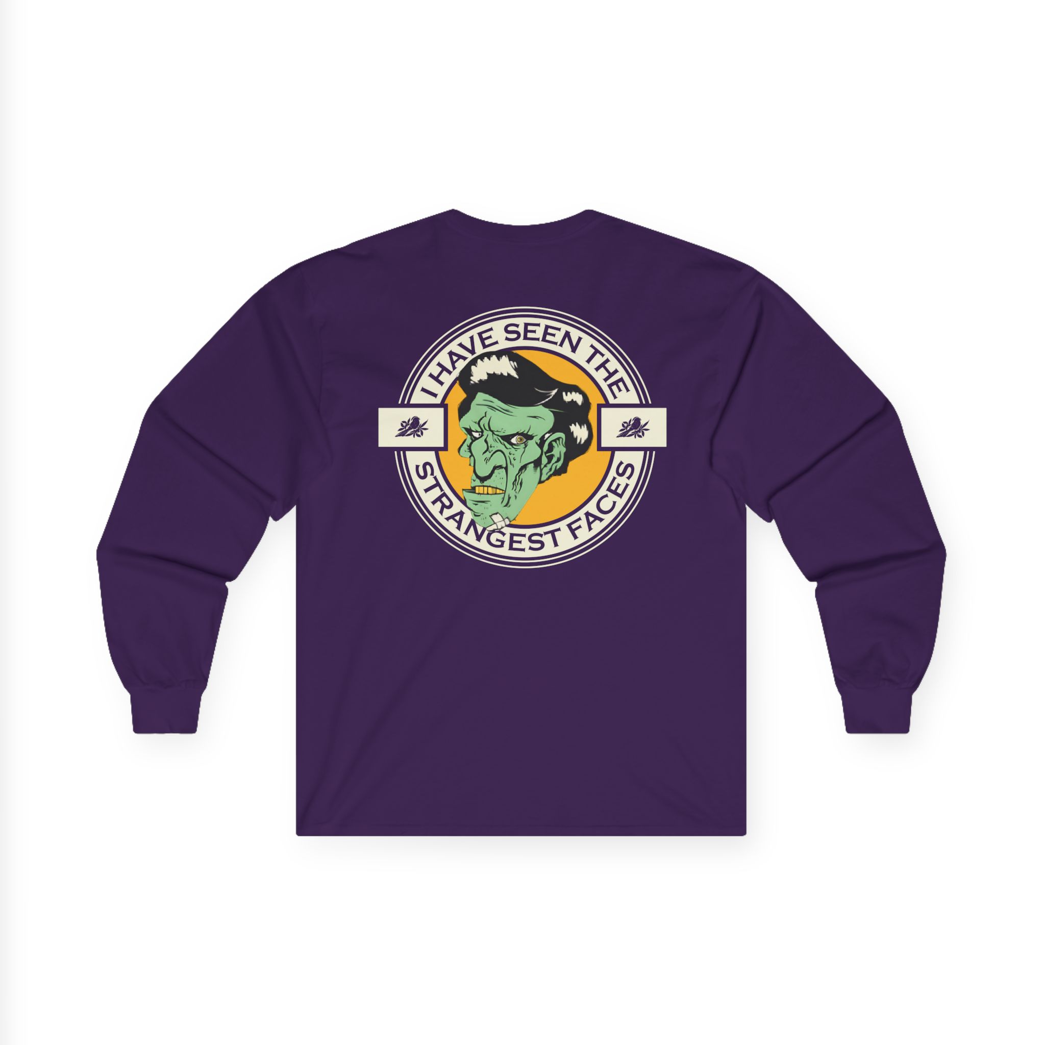 Bayside Strangest Faces Unisex Ultra Cotton Long Sleeve Tee