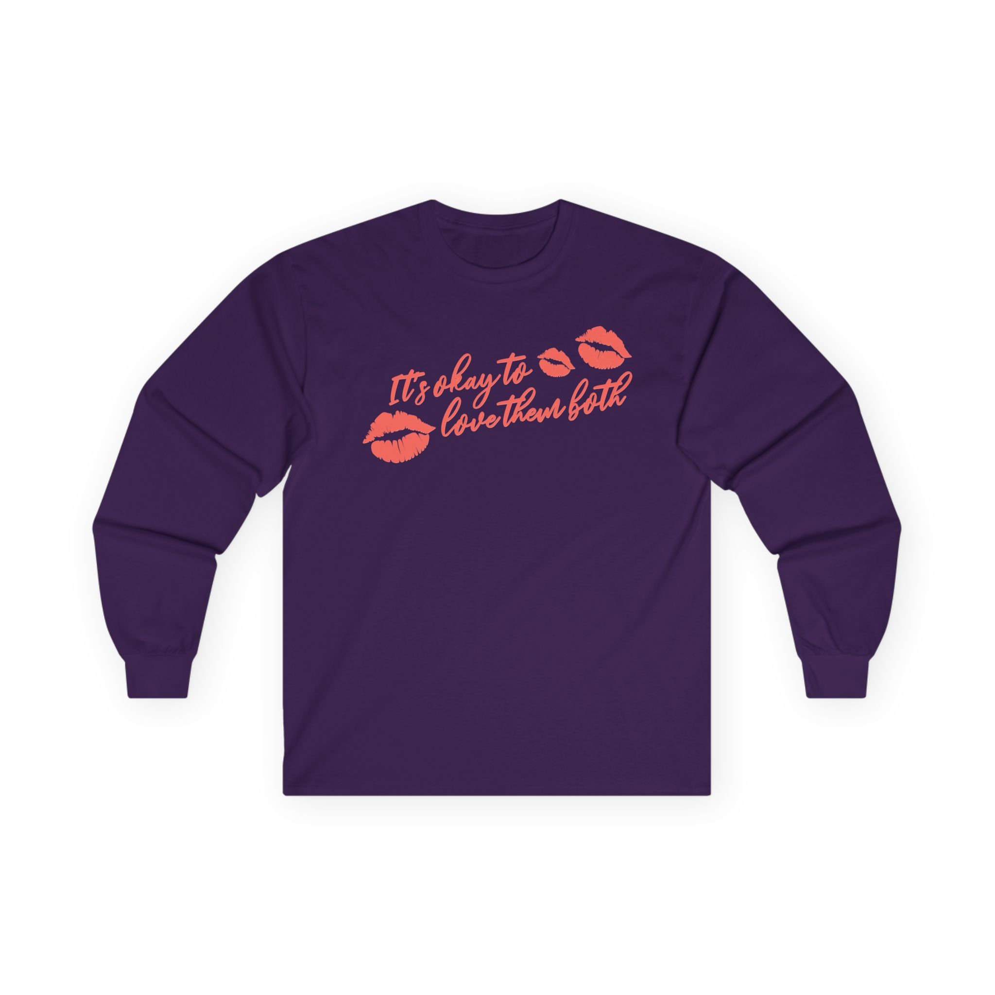 Nina Dobrev Meit's Okay to Love Them Bothrch Unisex Ultra Cotton Long Sleeve Tee