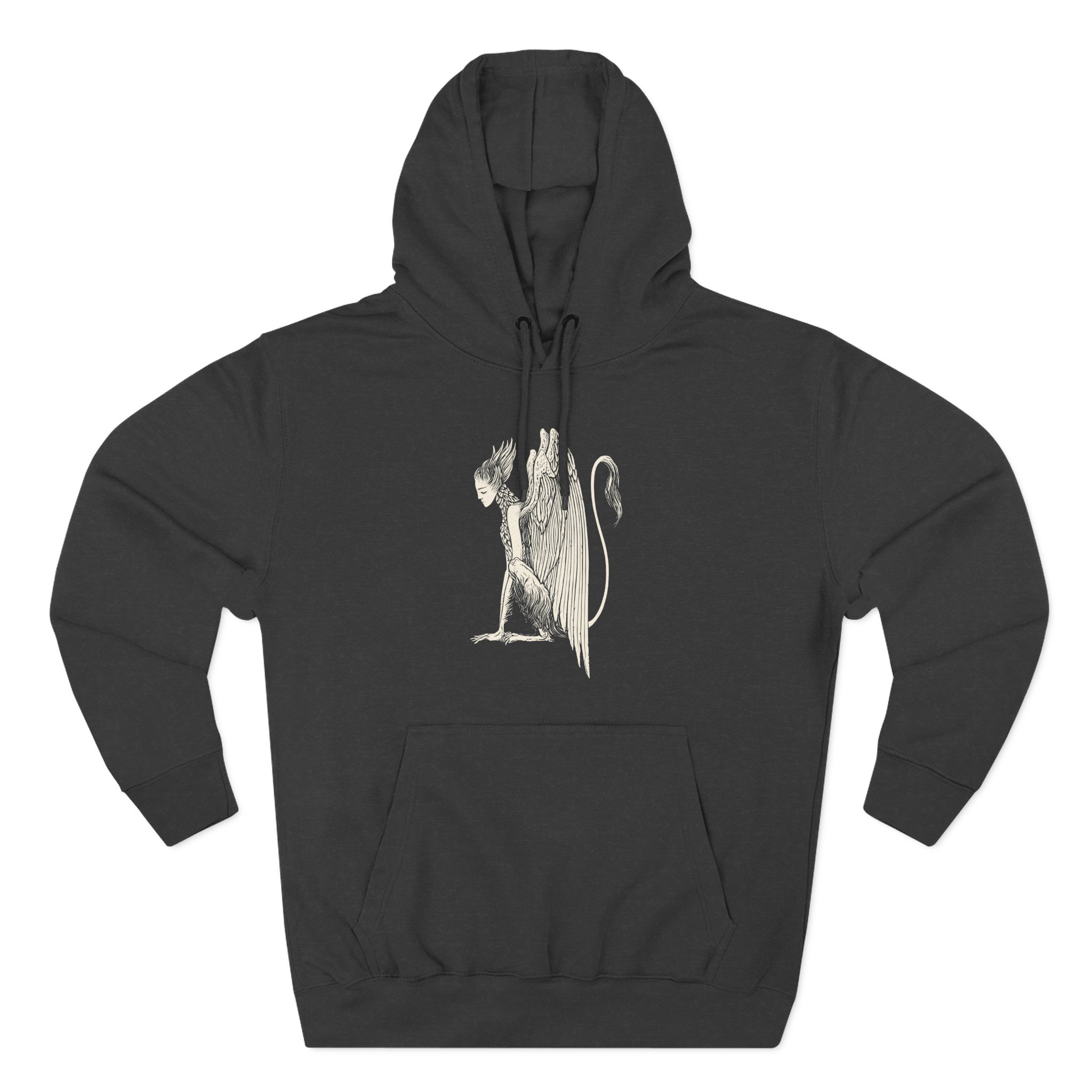 Alcest Spiritual Instinct Back Logo Three-Panel Fleece Hoodie