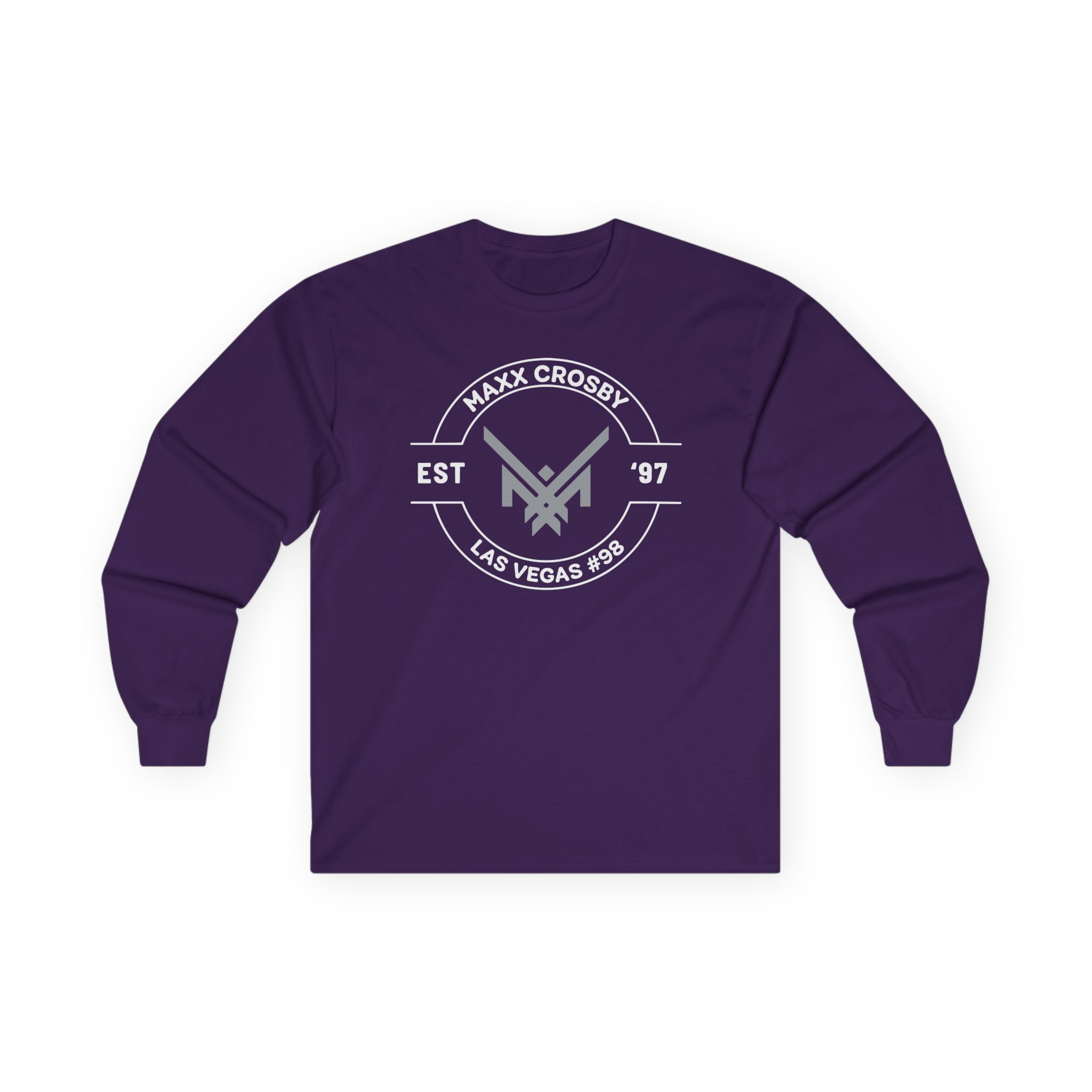 Maxx Crosby Logo Unisex Ultra Cotton Long Sleeve Tee