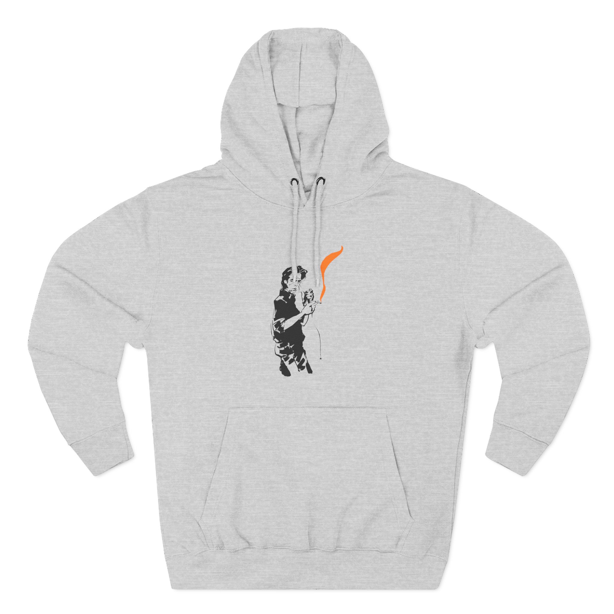 Nick Cave Smoking Three-Panel Fleece Hoodie