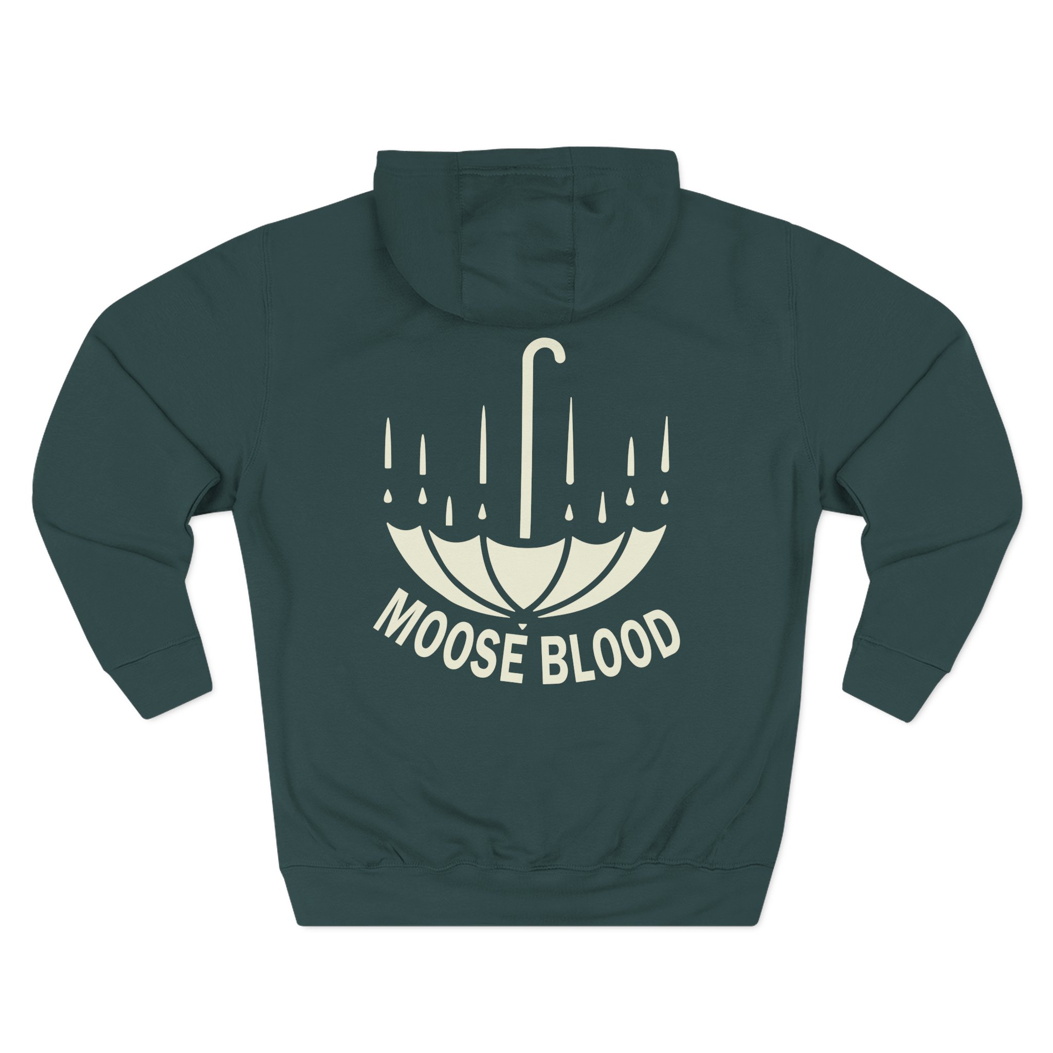 Moose Blood Three-Panel Fleece Hoodie