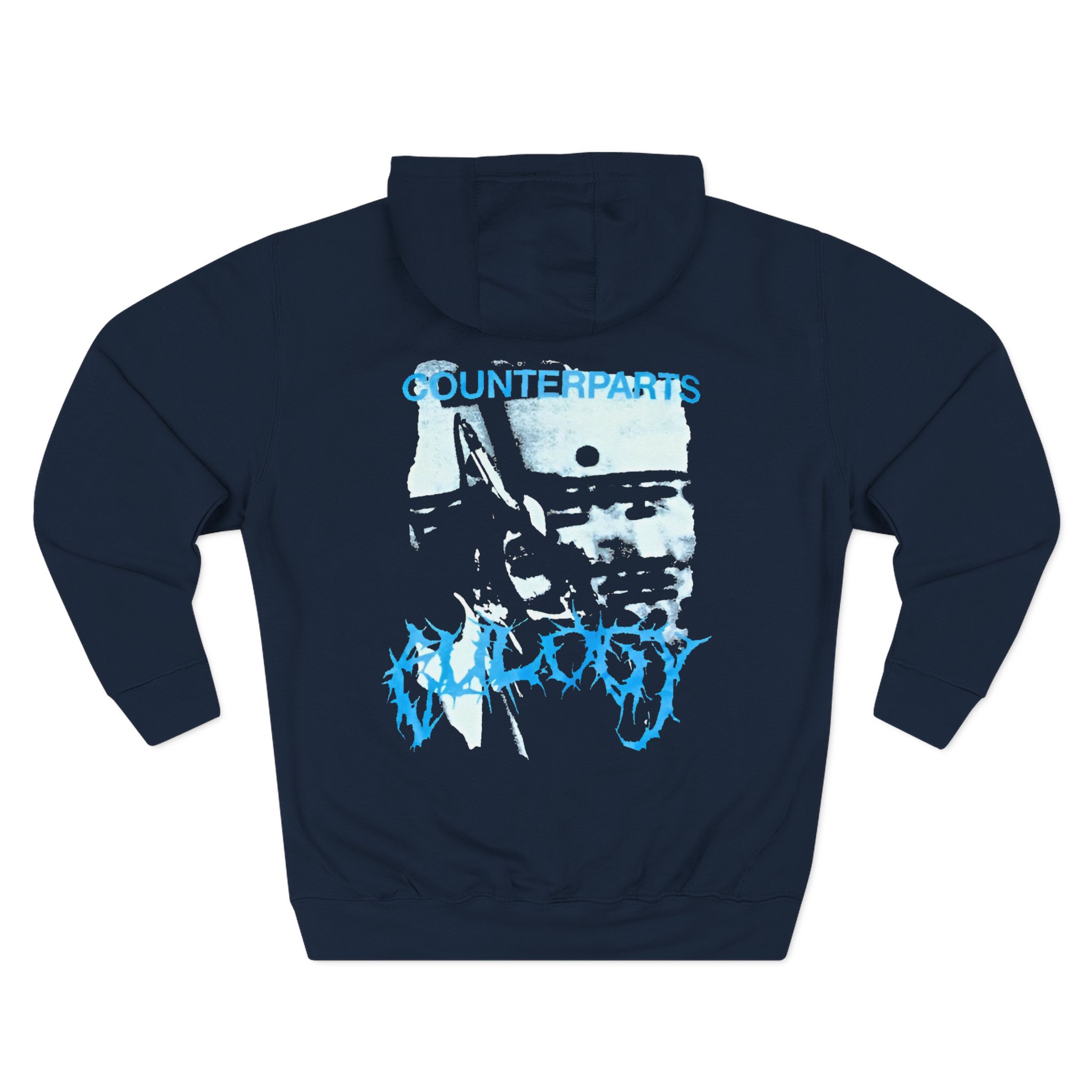 Counterparts Three-Panel Fleece Hoodie