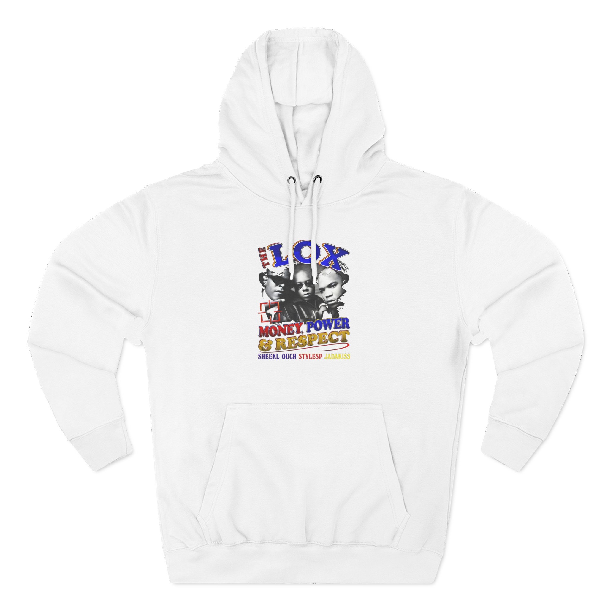 The Lox Money, Power & Respect Three-Panel Fleece Hoodie