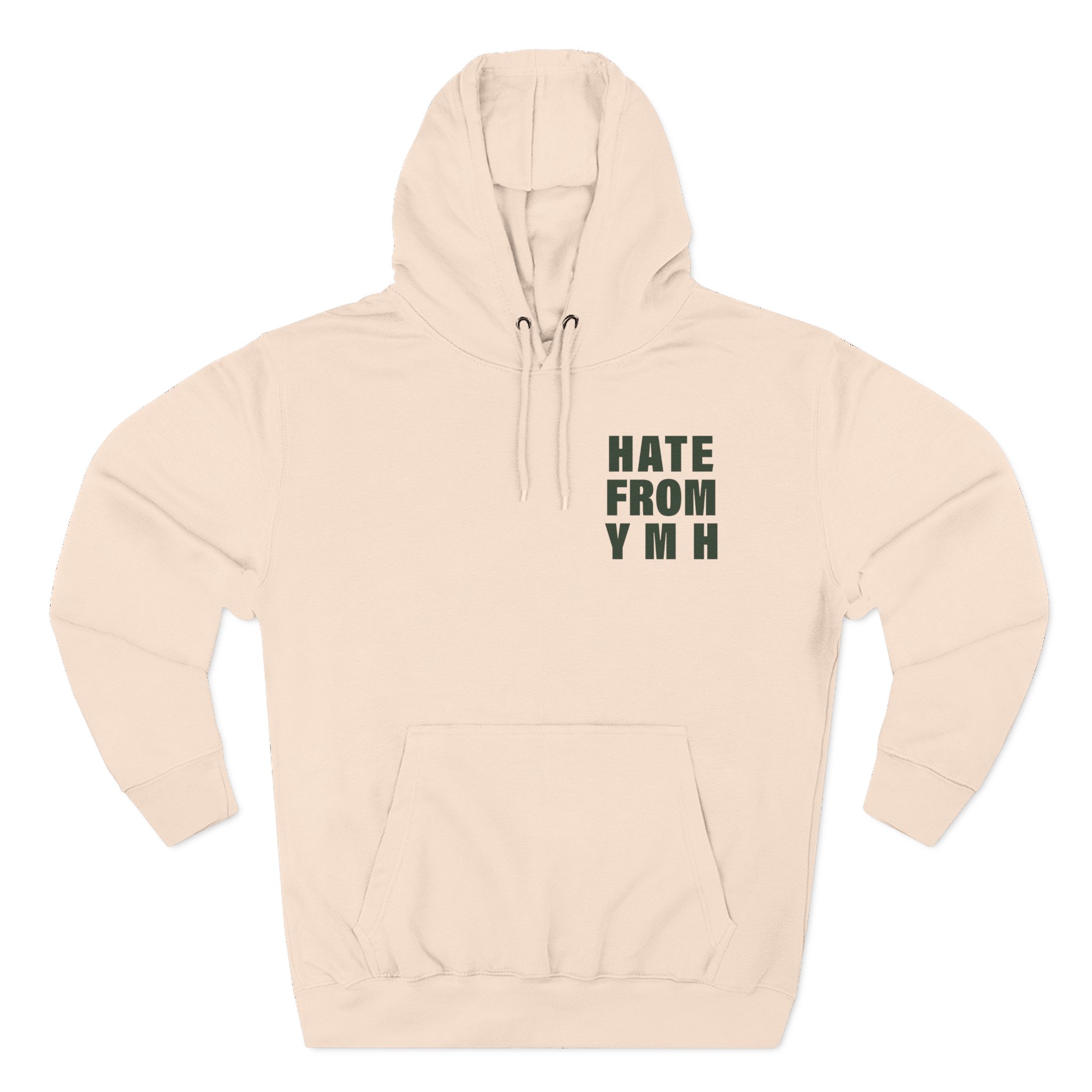 Ymh Hate From YMH Three-Panel Fleece Hoodie