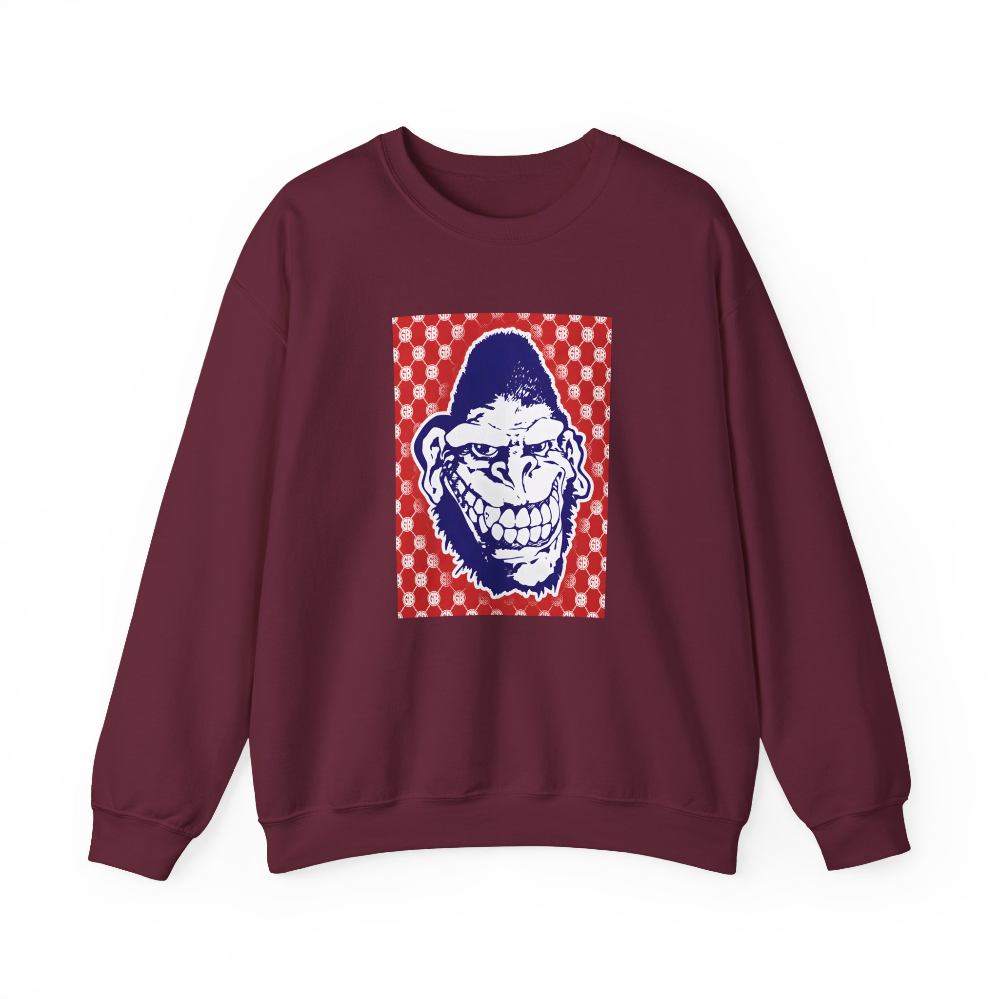 Gorilla Biscuits Gb Pattern Unisex Heavy Blendâ„¢ Crewneck Sweatshirt