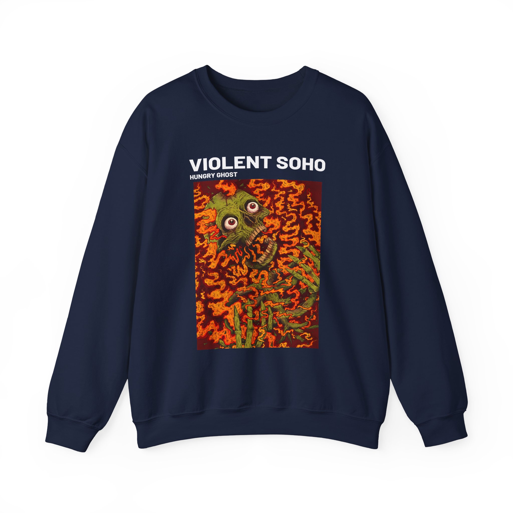 Violent Soho Hungry Ghost Unisex Heavy Blendâ„¢ Crewneck Sweatshirt