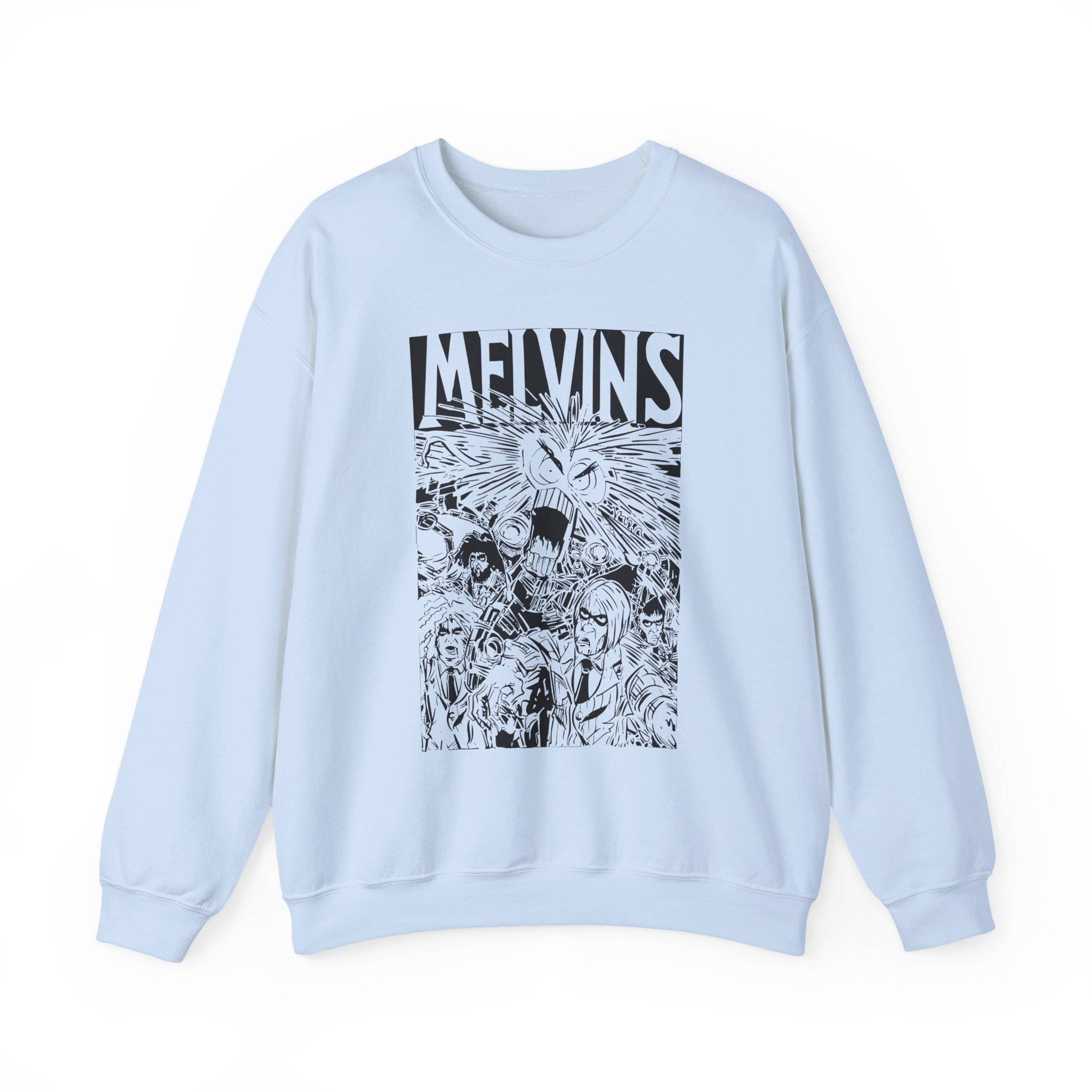 Melvins Album Concert Unisex Heavy Blendâ„¢ Crewneck Sweatshirt