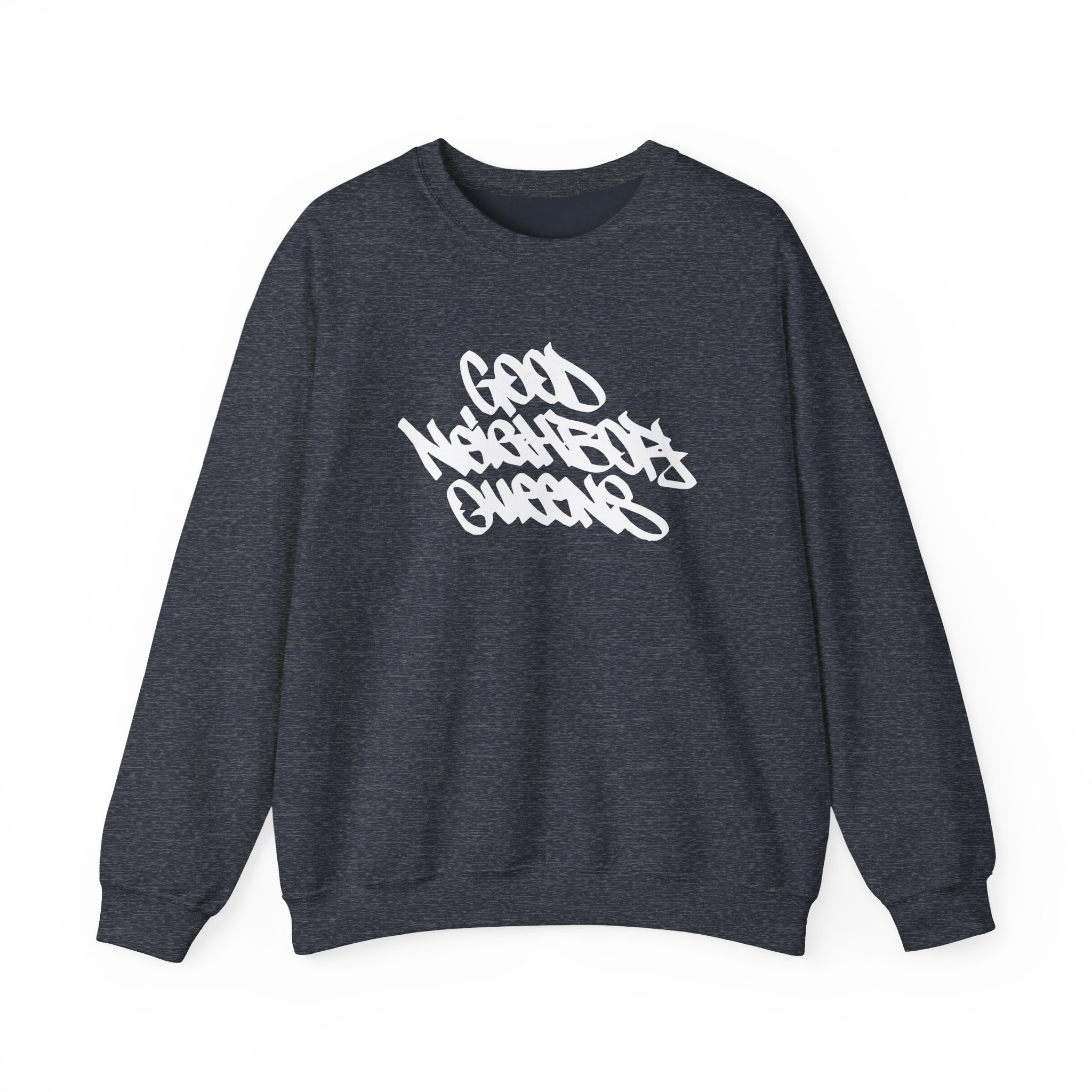 Good Neighbours Queens 3m Reflective Unisex Heavy Blendâ„¢ Crewneck Sweatshirt