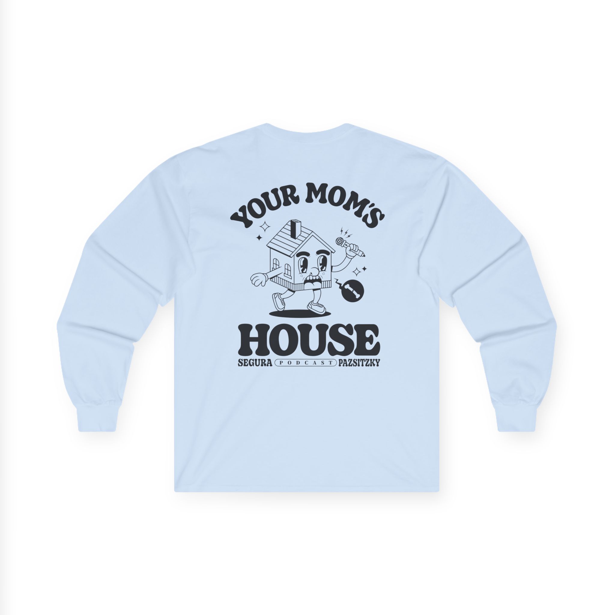 Ymh S/P 2-Sided Unisex Ultra Cotton Long Sleeve Tee