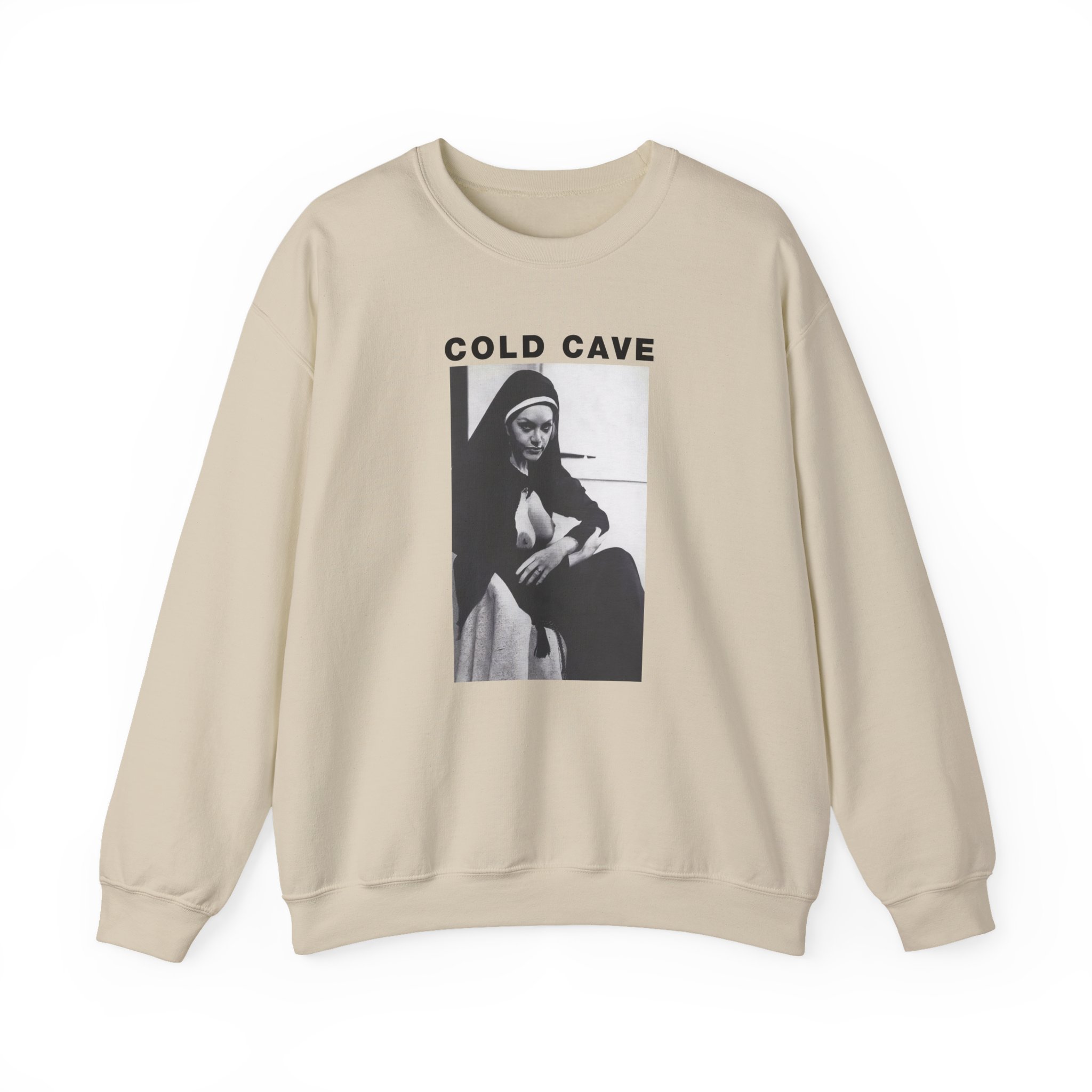 Cold Cave Nun Unisex Heavy Blendâ„¢ Crewneck Sweatshirt