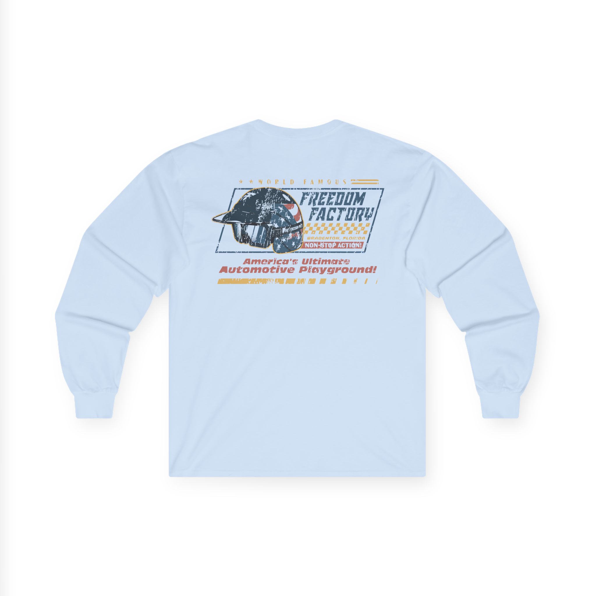 Cleetus Mcfarland Freedom Factory Helmet Unisex Ultra Cotton Long Sleeve Tee