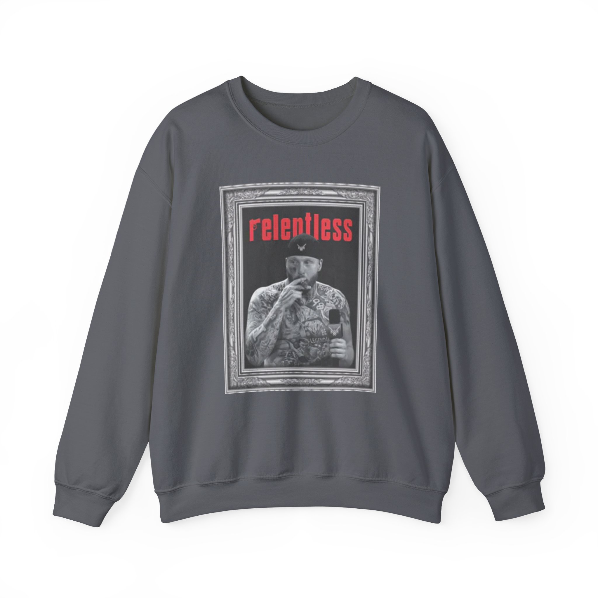 Maxx Crosby Relentless Unisex Heavy Blendâ„¢ Crewneck Sweatshirt