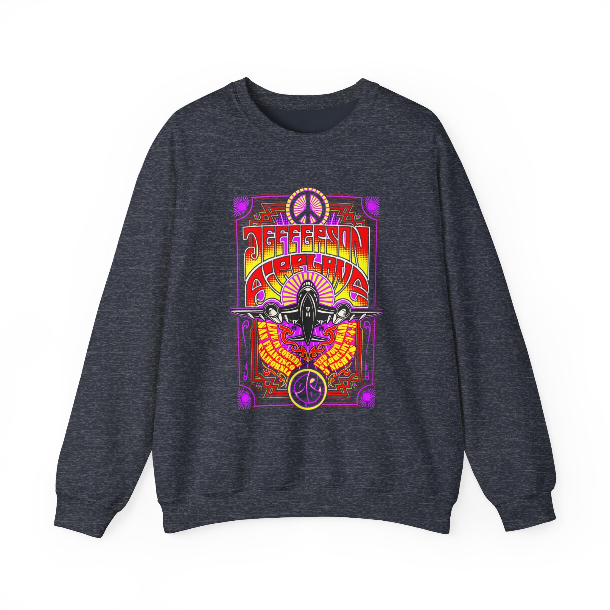 Jefferson Airplane Unisex Heavy Blendâ„¢ Crewneck Sweatshirt