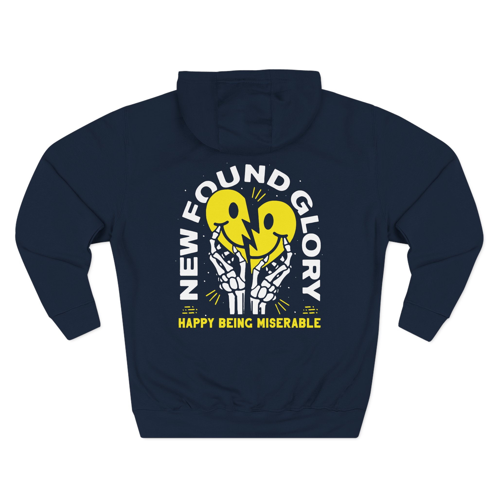 New Found Glory Happy Being Miserable Three-Panel Fleece Hoodie