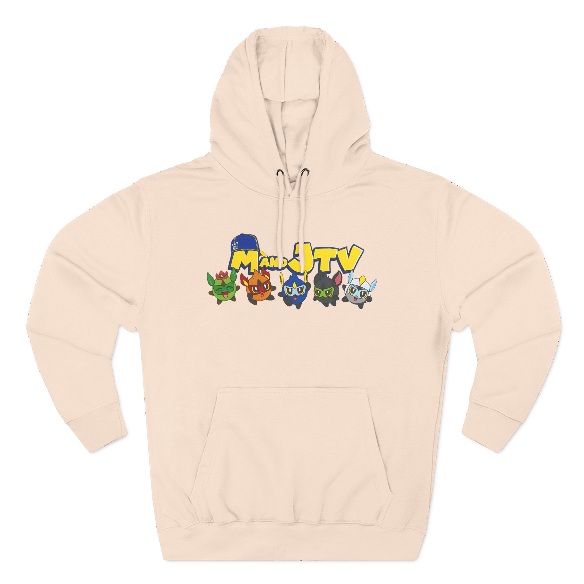 Mandjtv Mytey Character Three-Panel Fleece Hoodie