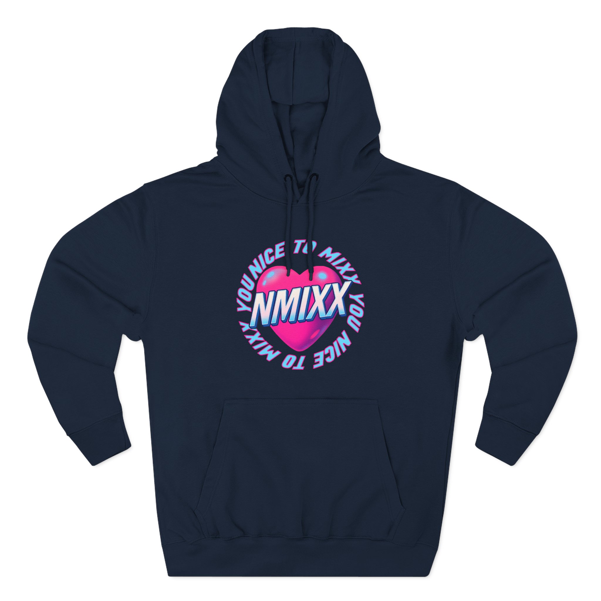 Nmixx Three-Panel Fleece Hoodie