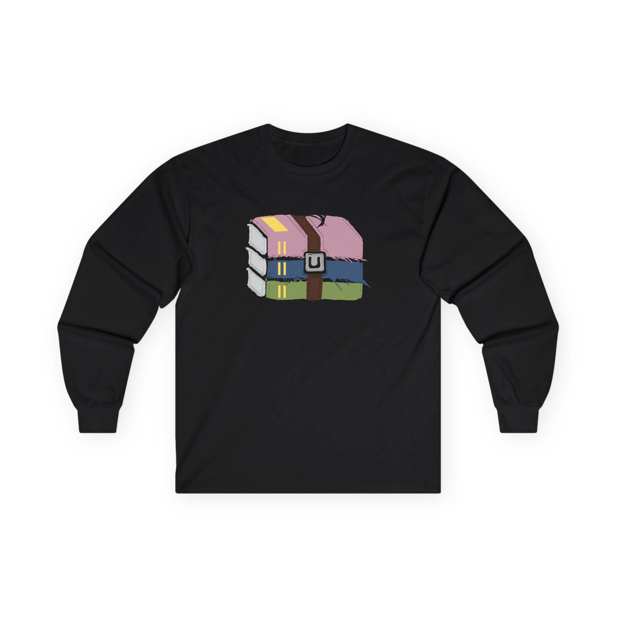 Winrar Frayed Logo Unisex Ultra Cotton Long Sleeve Tee