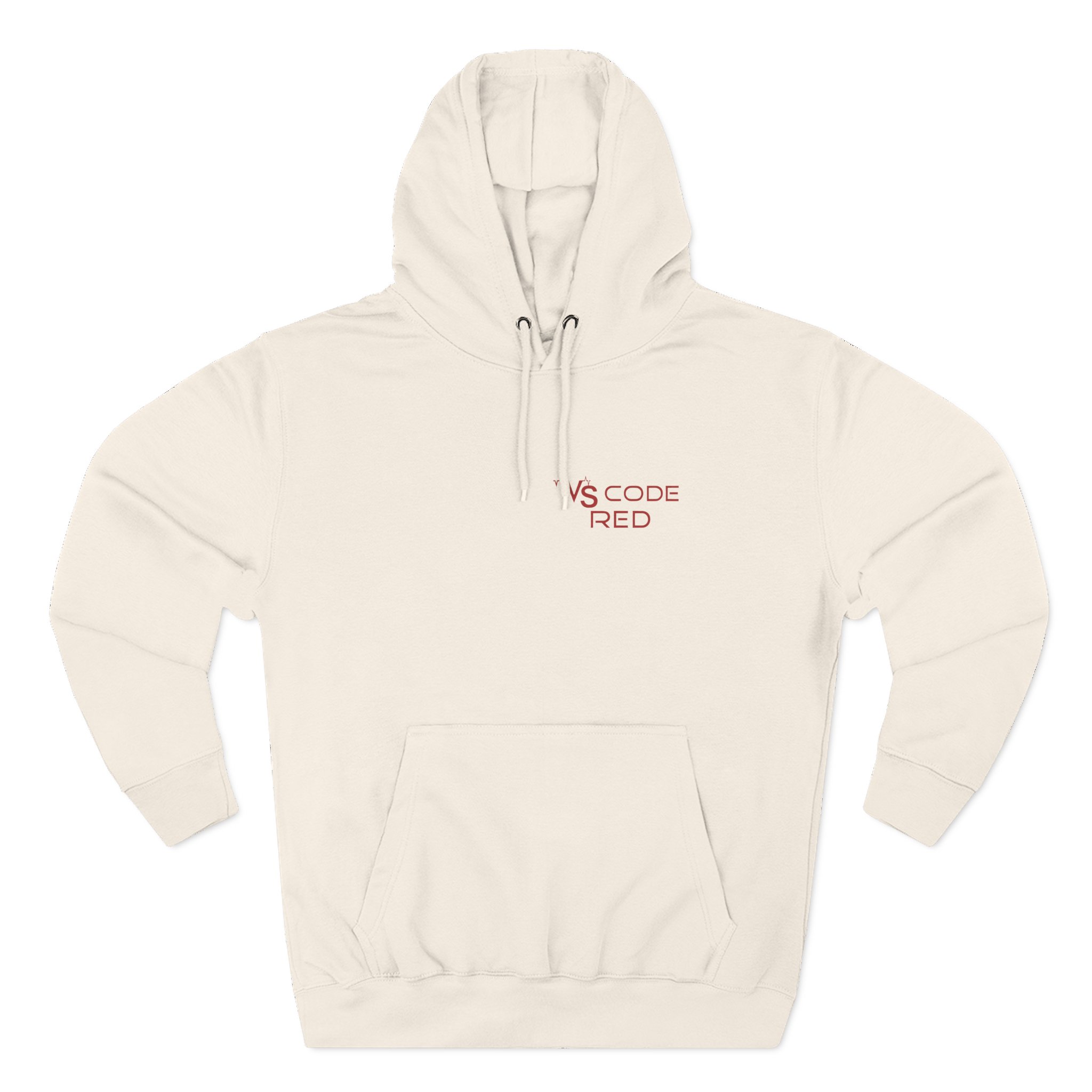 Katie Van Slyke VS Code Red Three-Panel Fleece Hoodie