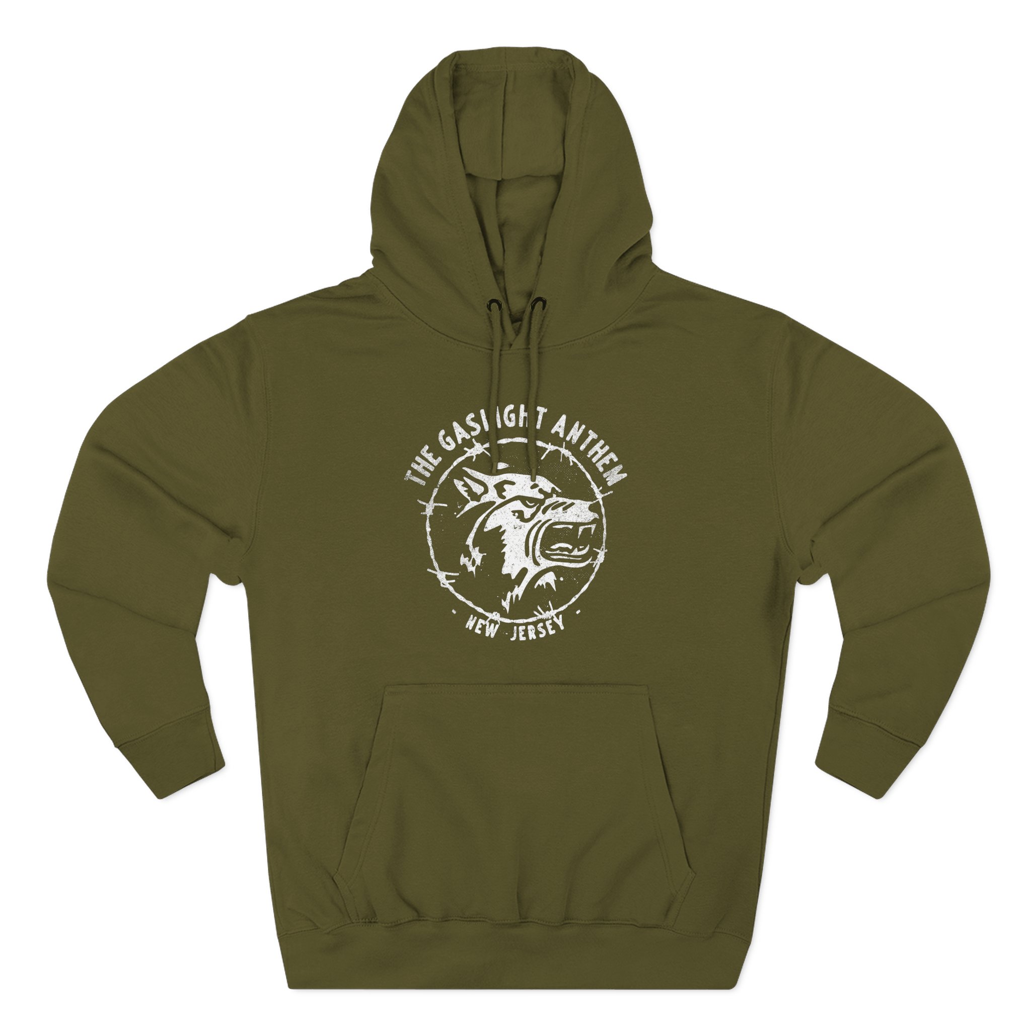 Gaslight Anthem Wolf Three-Panel Fleece Hoodie
