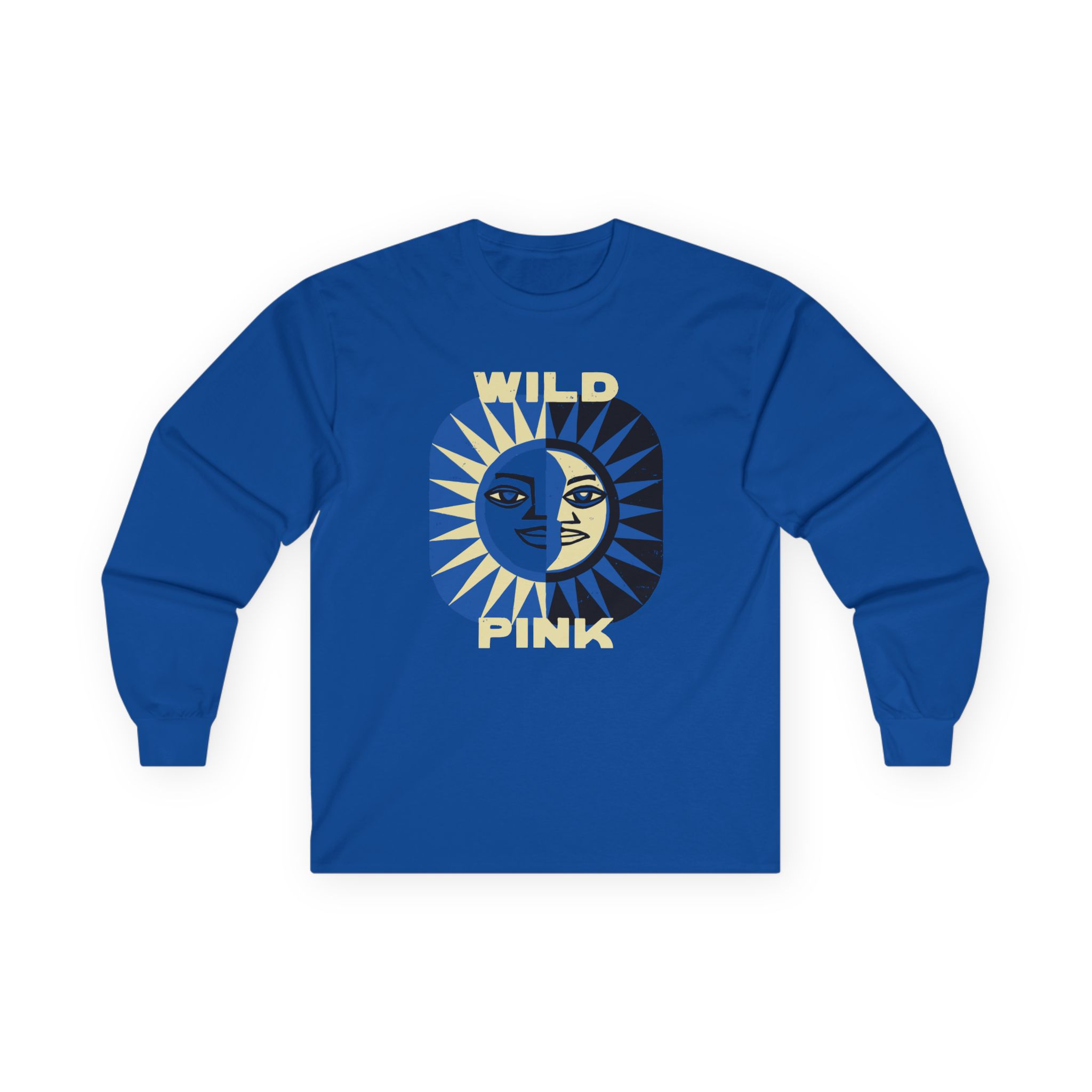 Wild Pink Sun Moon Unisex Ultra Cotton Long Sleeve Tee