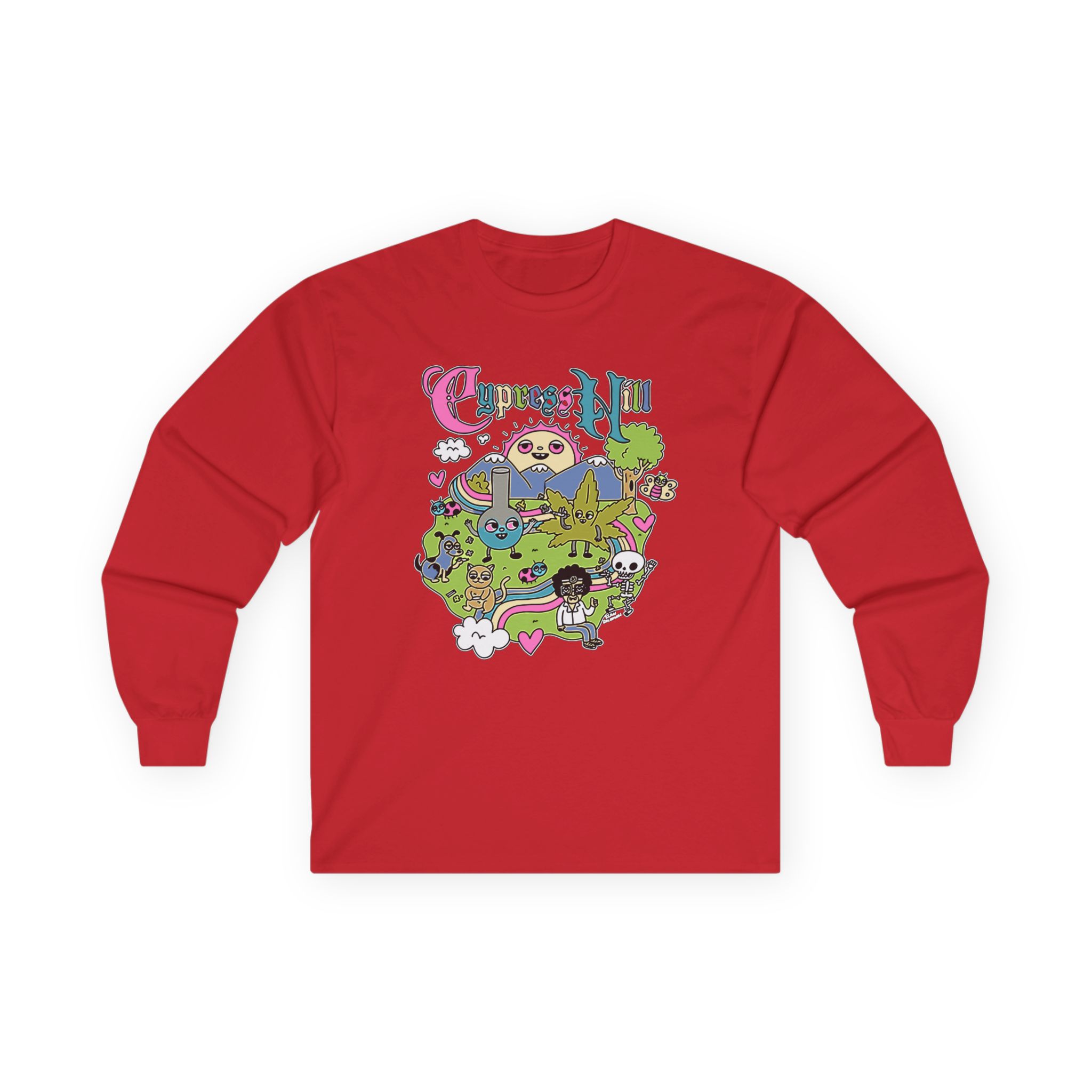 Cypress Hill Happy Time by Sean Solomon Unisex Ultra Cotton Long Sleeve Tee
