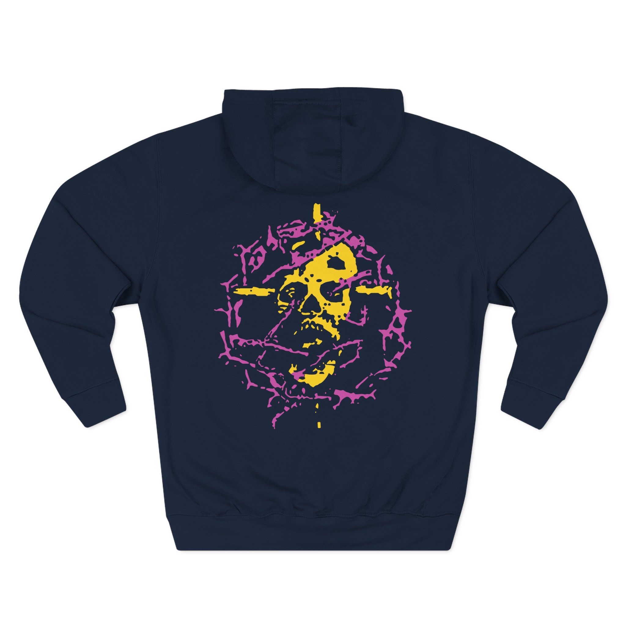 Jesus Piece Skull Thorns Three-Panel Fleece Hoodie