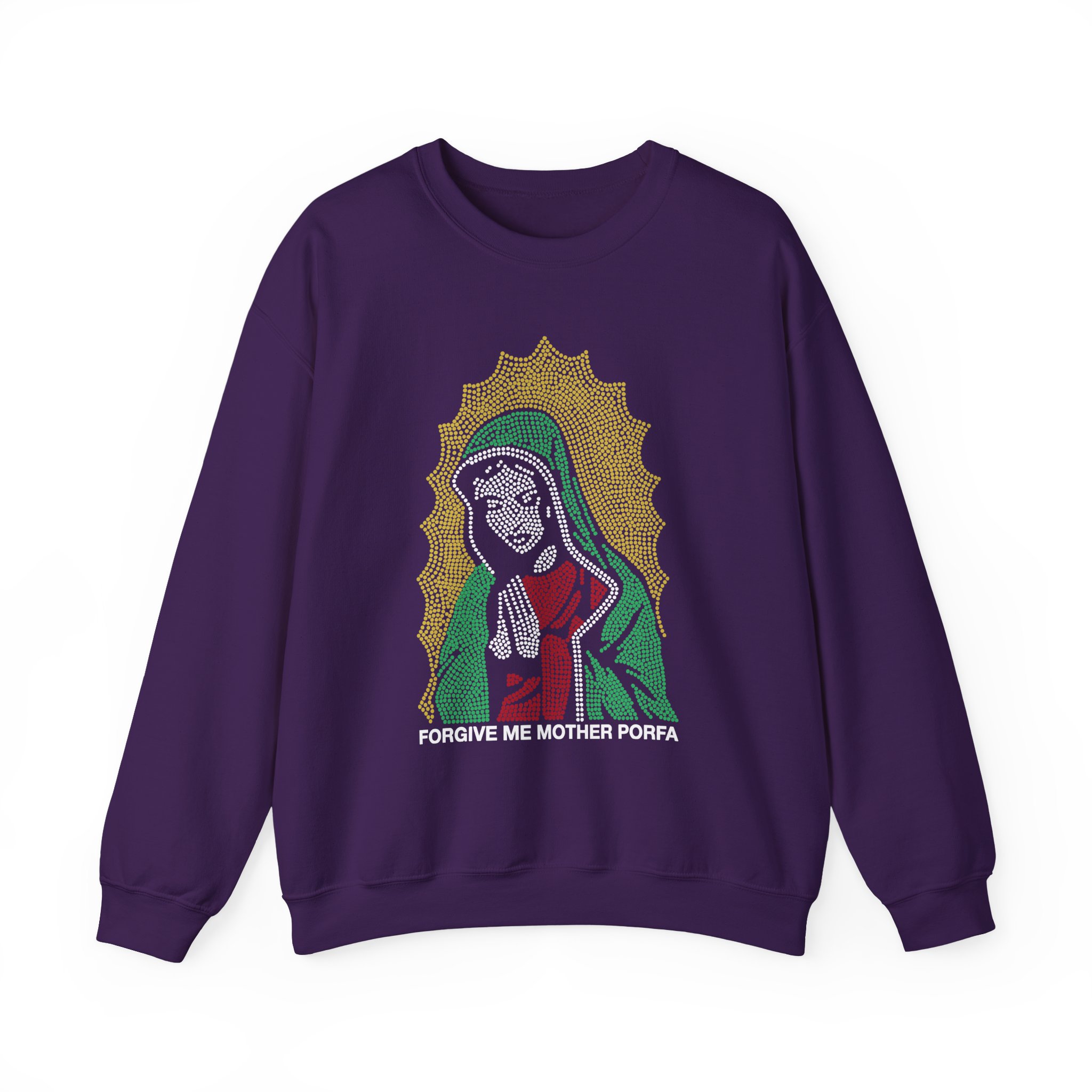 Porfa Forgive Me Mother Unisex Heavy Blendâ„¢ Crewneck Sweatshirt