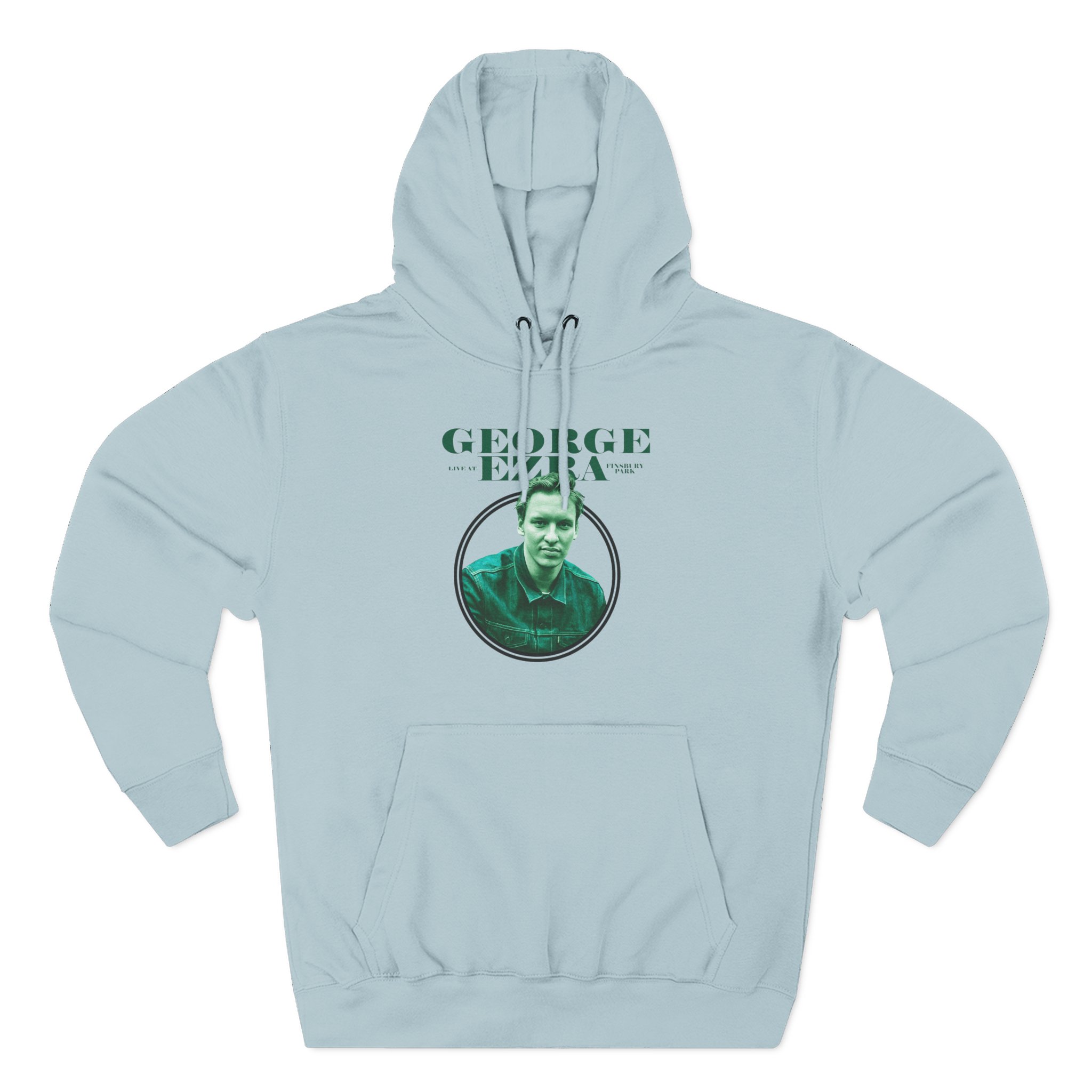George Ezra Live at Finsbury Park Event Three-Panel Fleece Hoodie